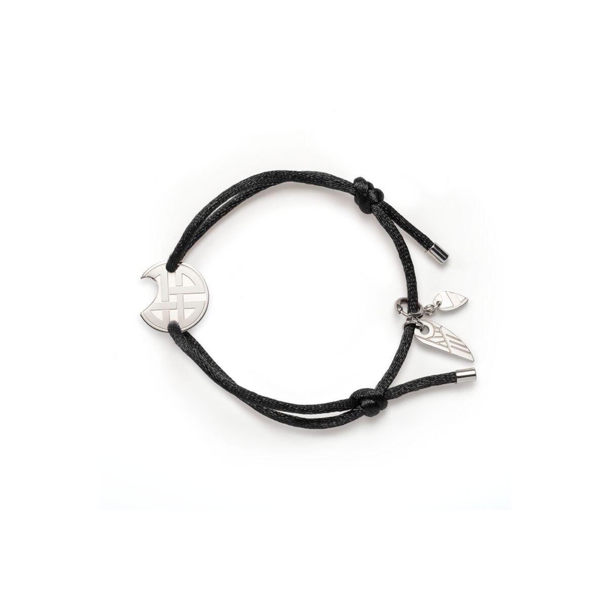 Sort Jewels Armbånd Til Kvinder Snor Med Metalvedhæng - An Jewels Armbånd  - 5600468107881