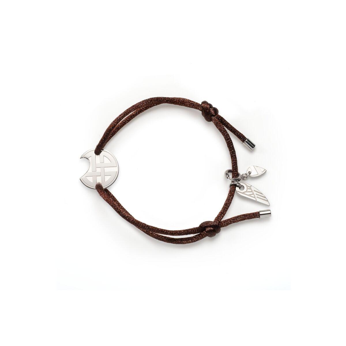 Jewels Bglbssbr Armbånd Til Kvinder Metal Med Brun Snor - An Jewels Armbånd  - 5600468107898