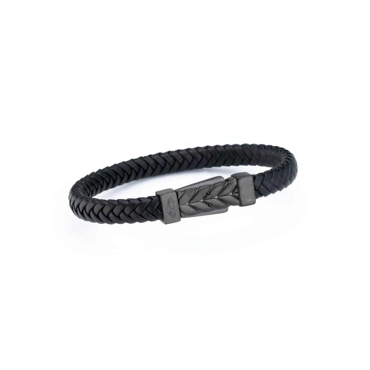 Sort Jewels Armbånd Til Mænd P256lbkk Læder Look - An Jewels Armbånd  - 5600468107133