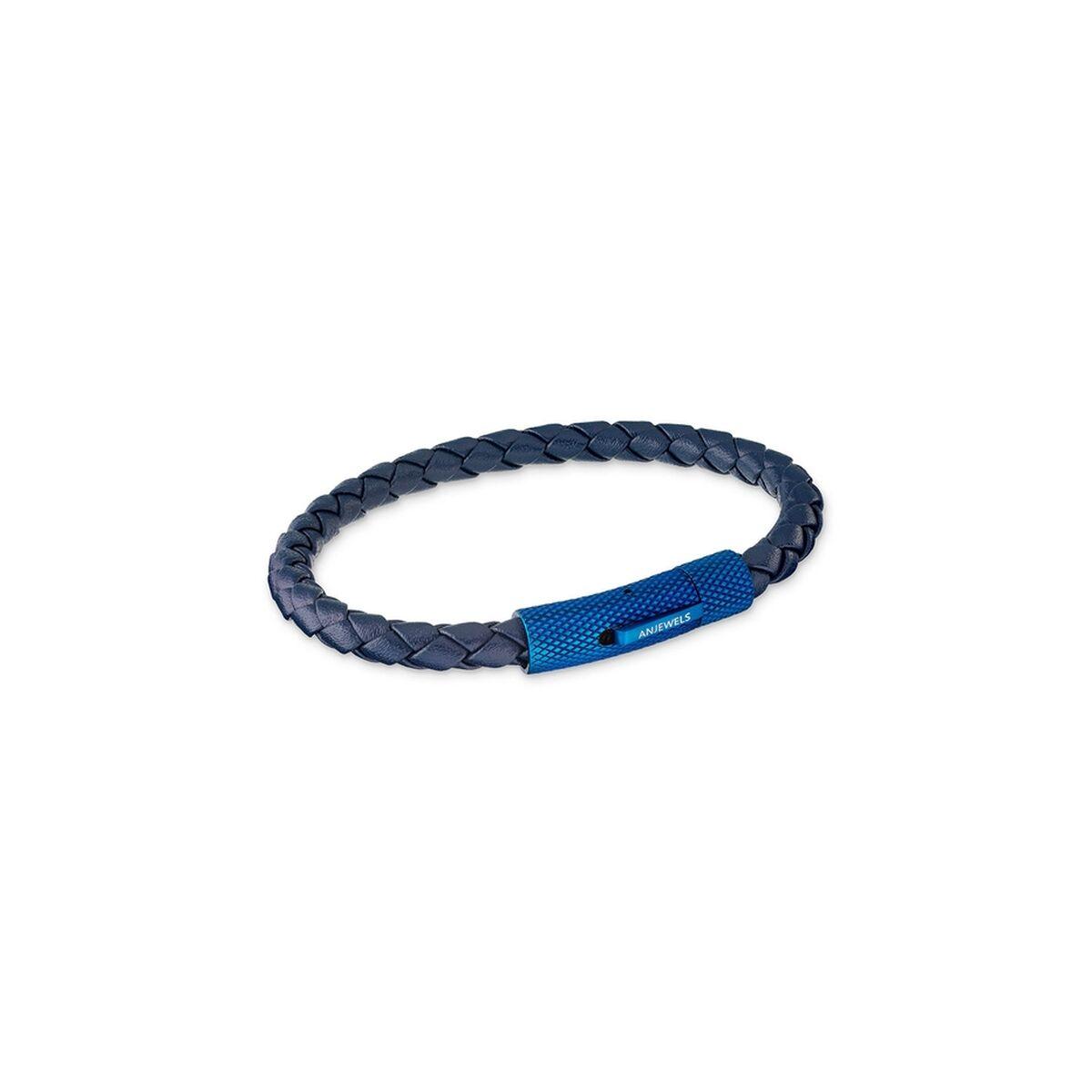 Jewels Armbånd Til Mænd P167bl Flettet Blå - An Jewels Armbånd  - 5600468103579