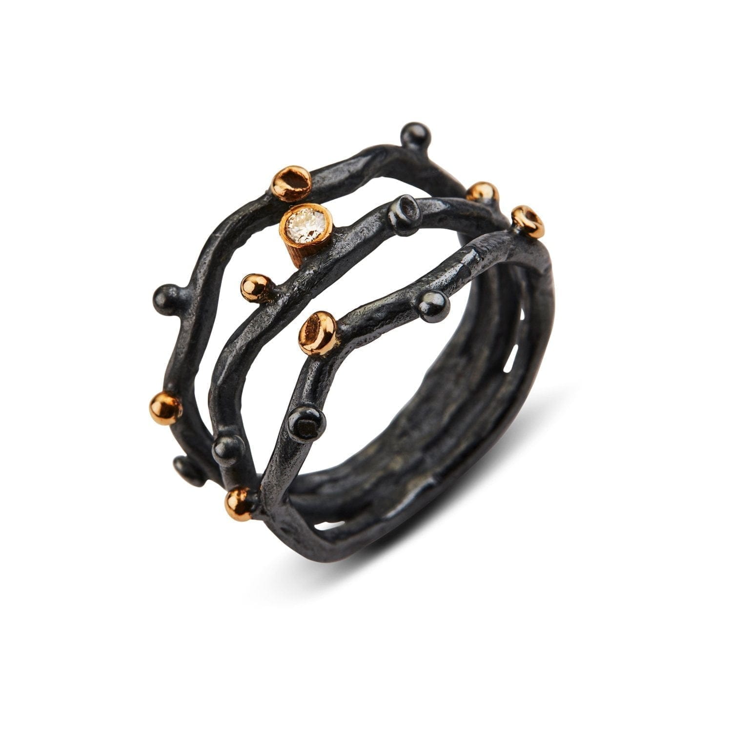 Ring Grace Triple - Bybirdie.dk Fingerringe