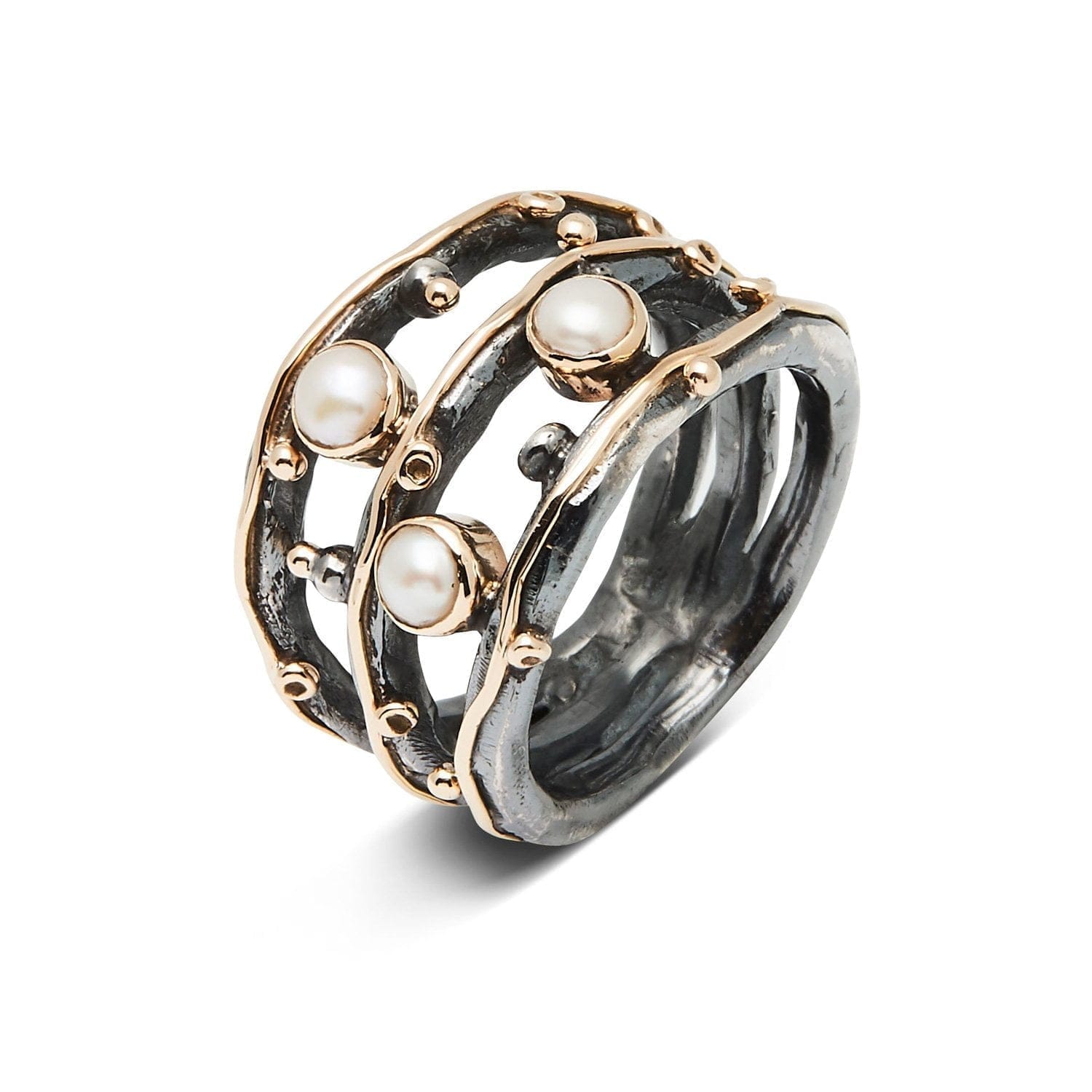 Hvid Zeus Tribeca Perle Ring - Bybirdie.dk Fingerringe