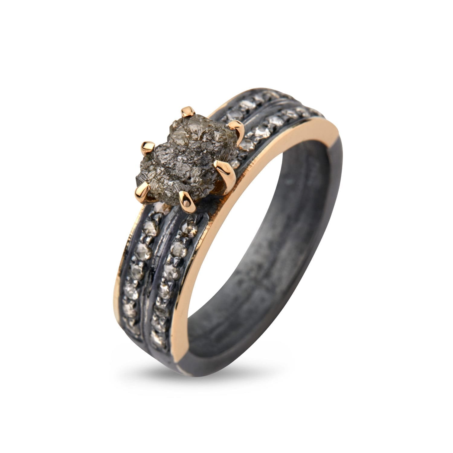 Ring Jackie Duo Pav Raw - Bybirdie.dk Fingerringe