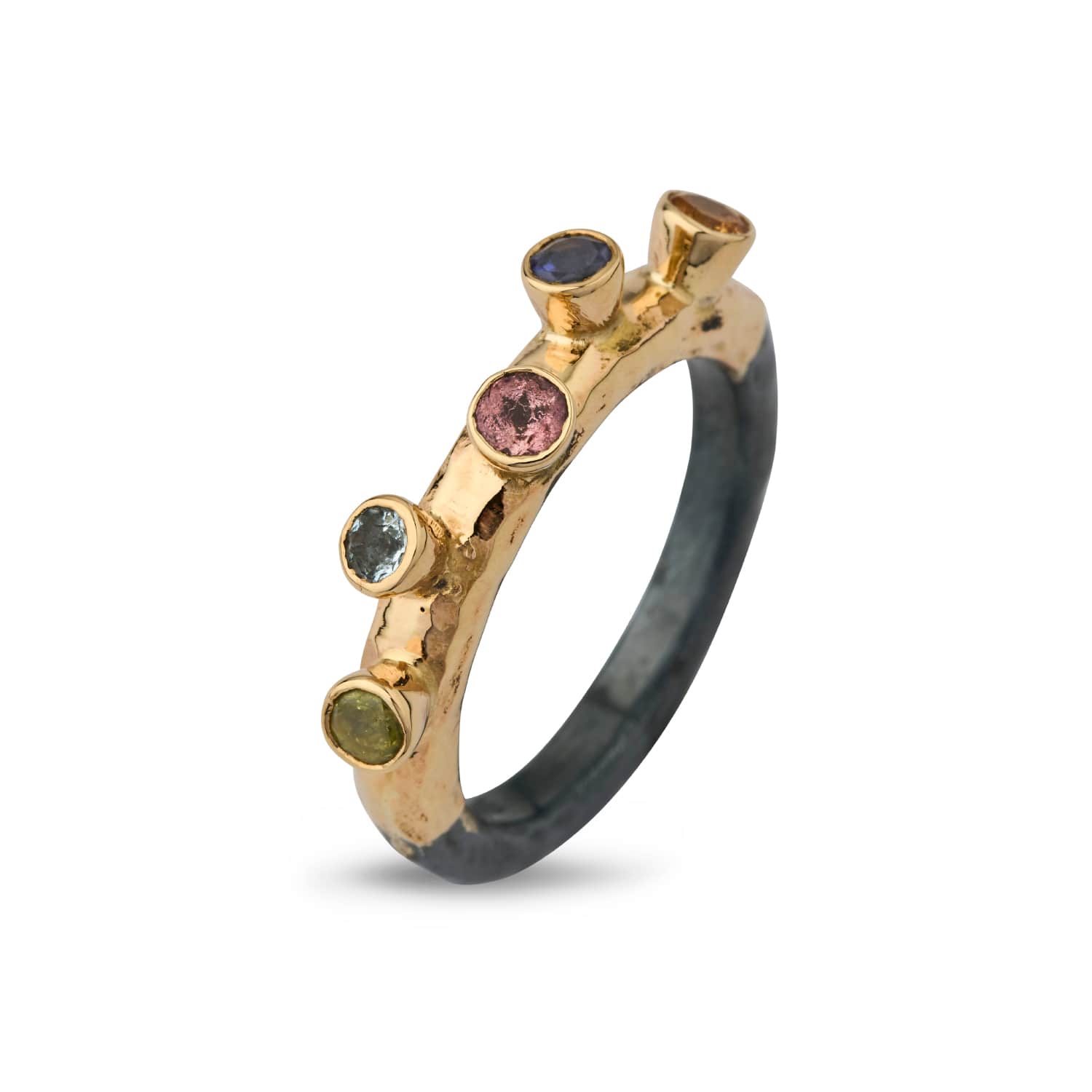 Grøn Sarah Stones Ring - Bybirdie.dk Fingerringe