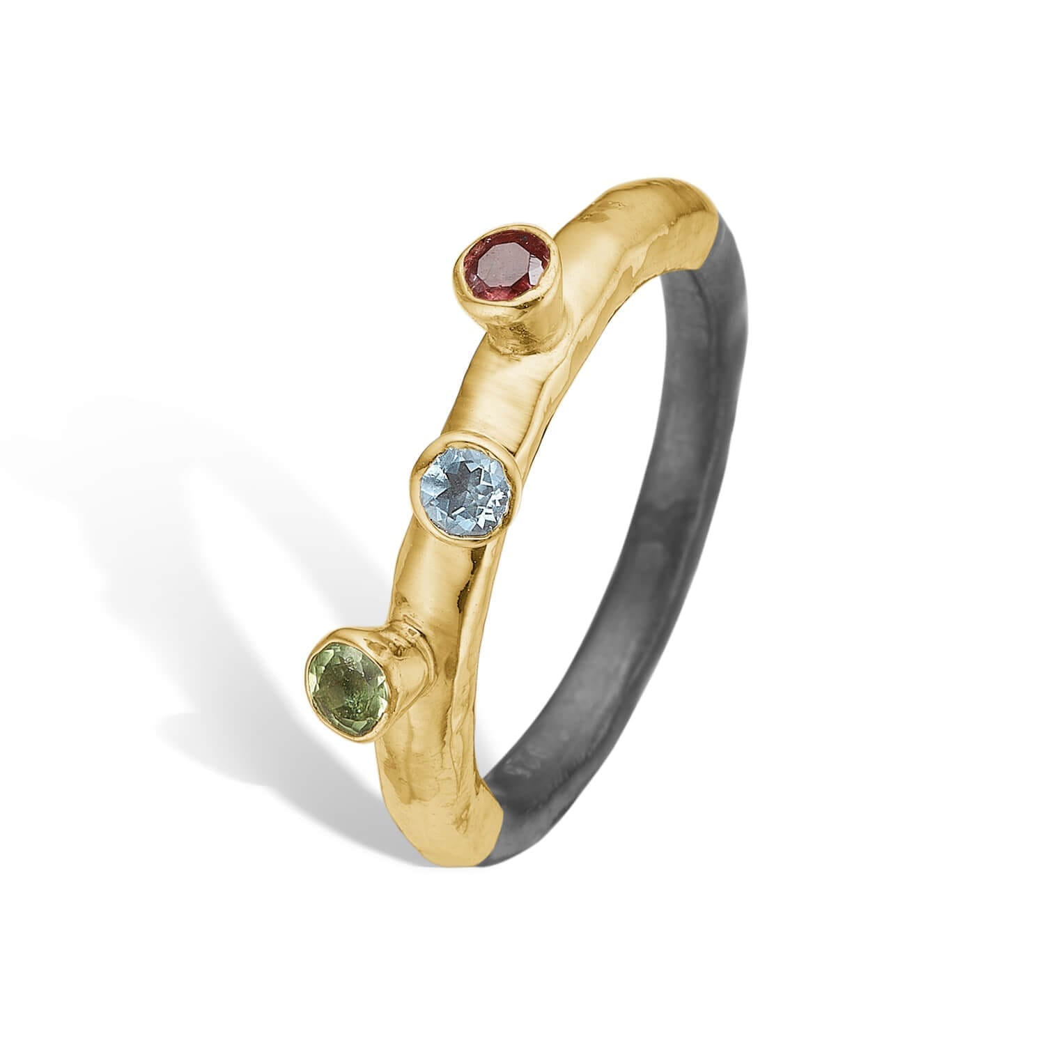 Pink Ring Sarah Stone - Bybirdie.dk Fingerringe