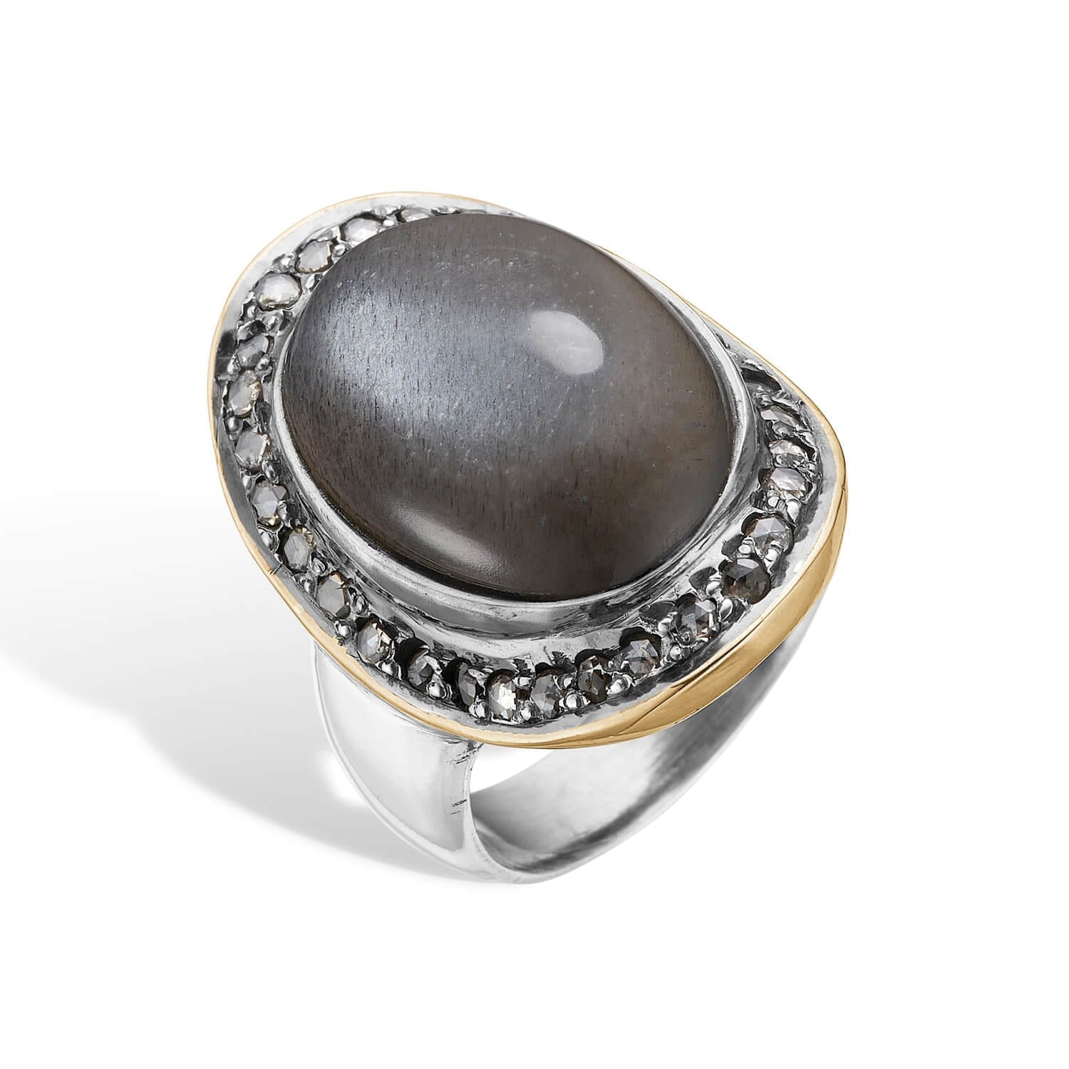 Ring Corso Boho Grey Moon - Bybirdie.dk Fingerringe