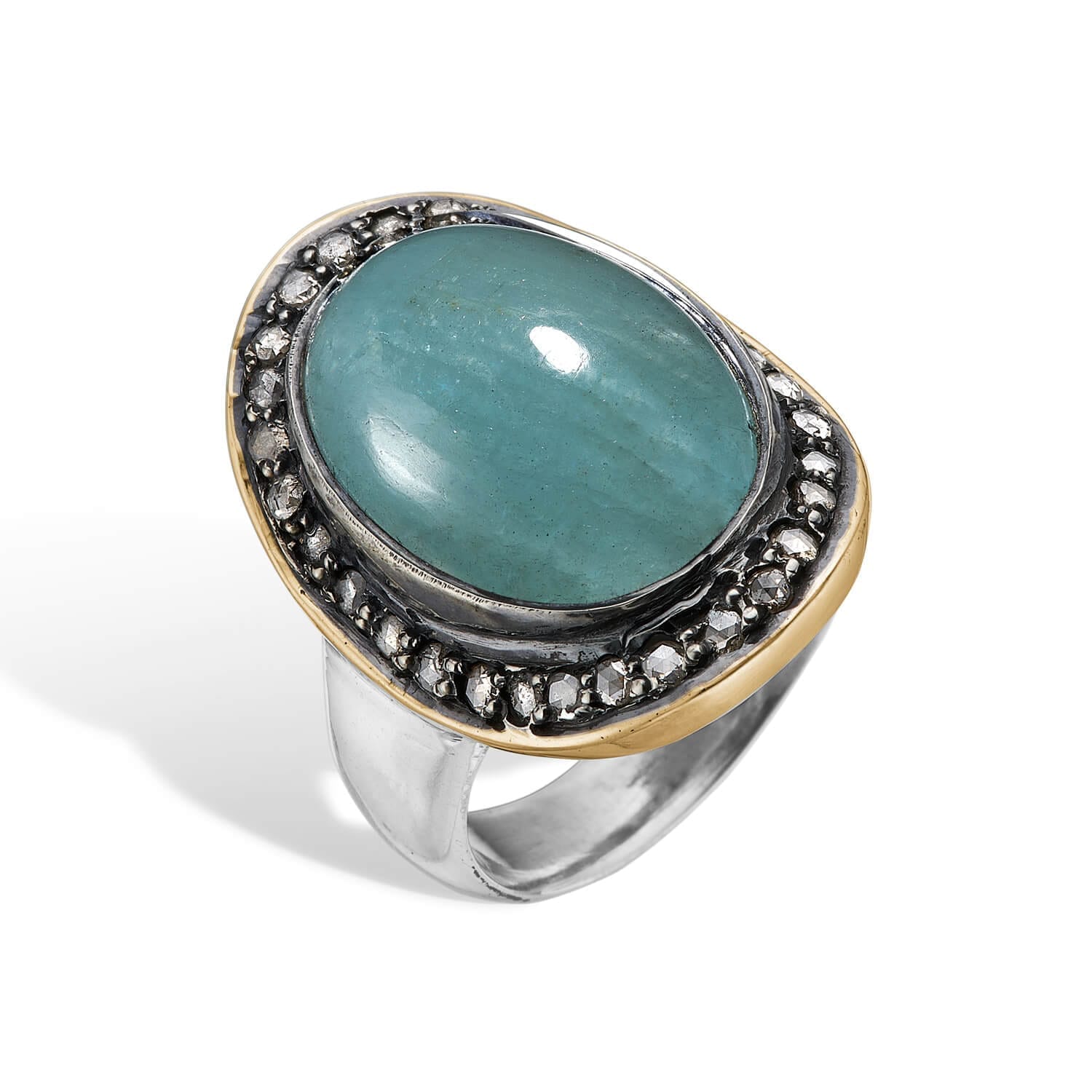 Ring Corso Boho Aqua - Bybirdie.dk Fingerringe