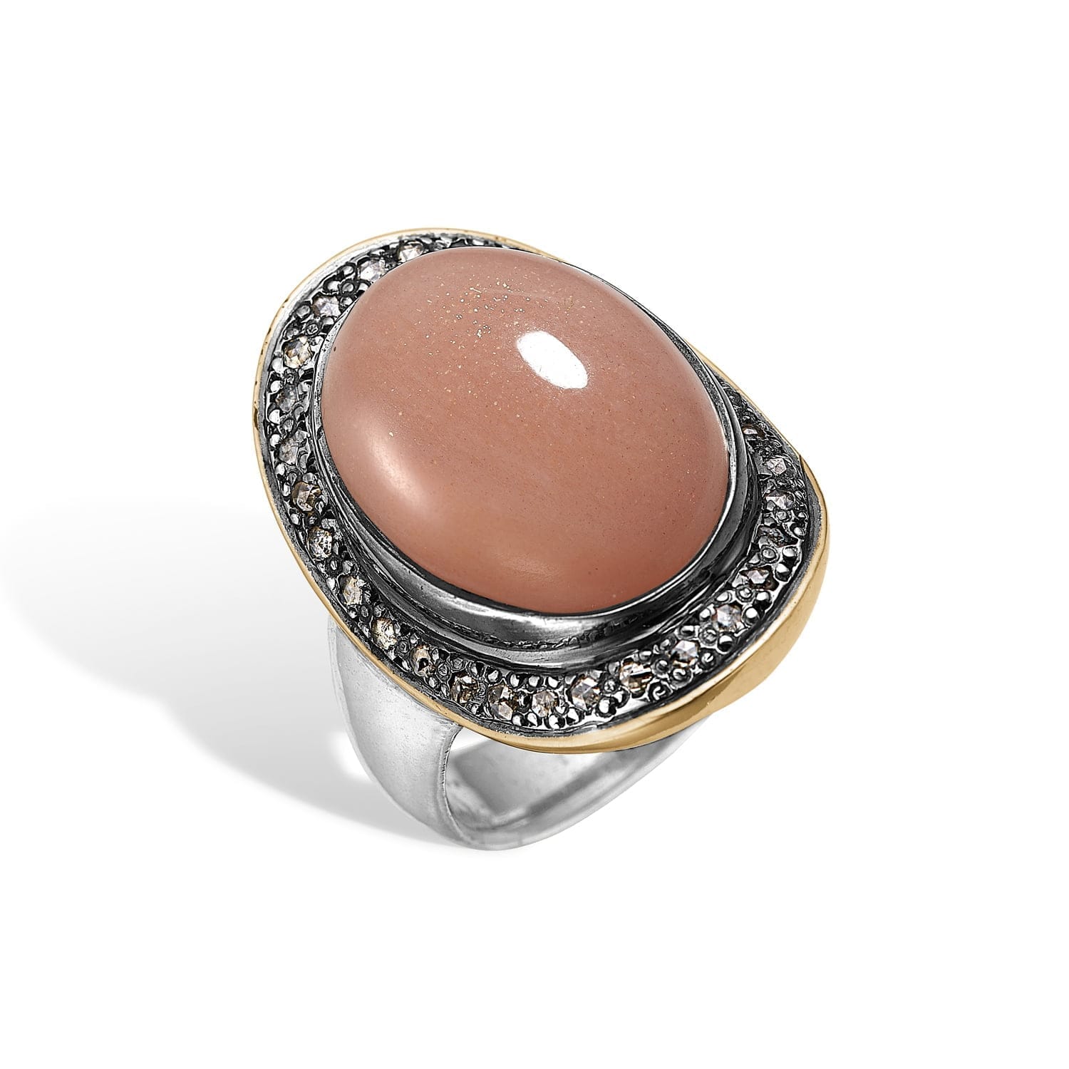Pink Ring Corso Boho Moon - Bybirdie.dk Fingerringe