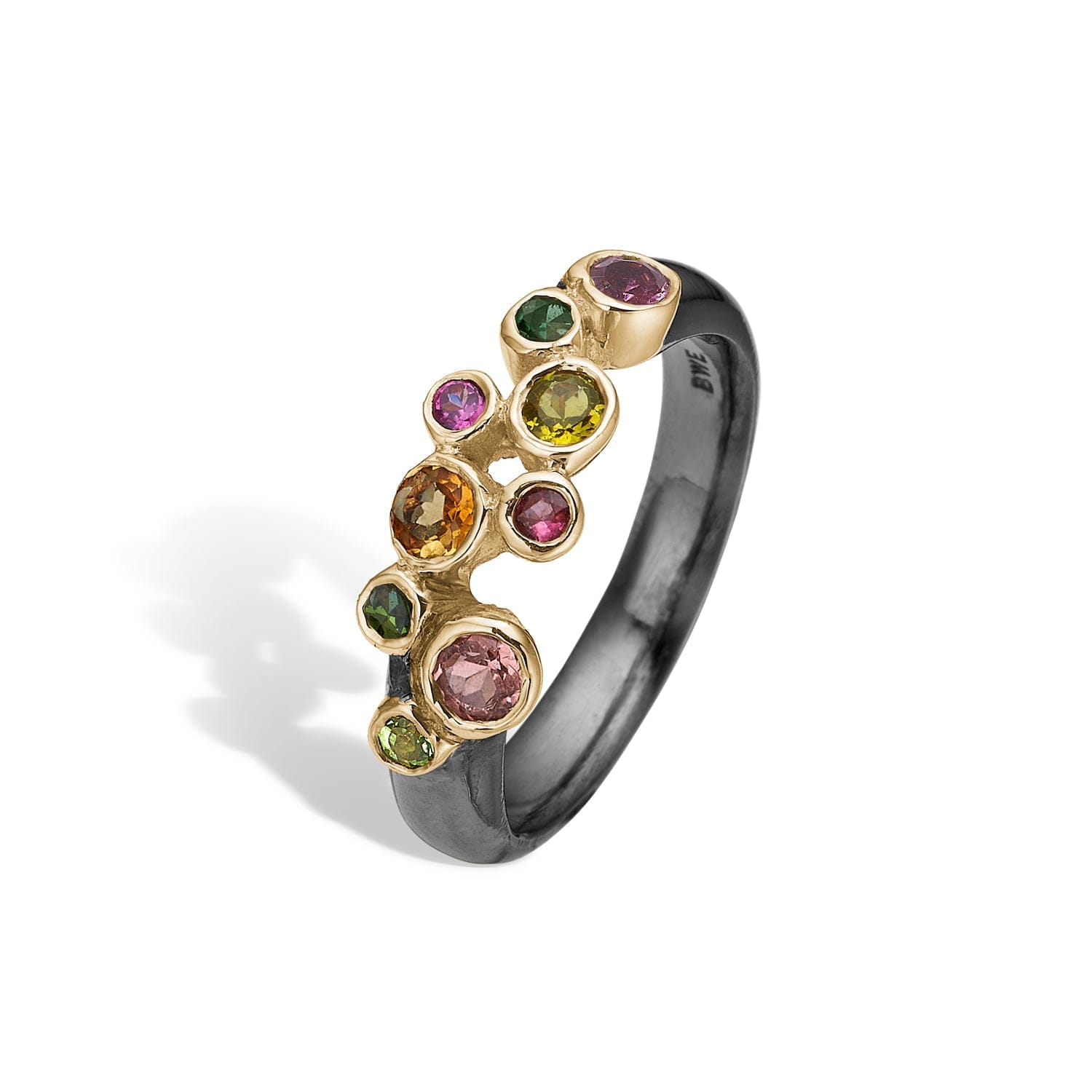 Grøn Ring Monet - Bybirdie.dk Fingerringe