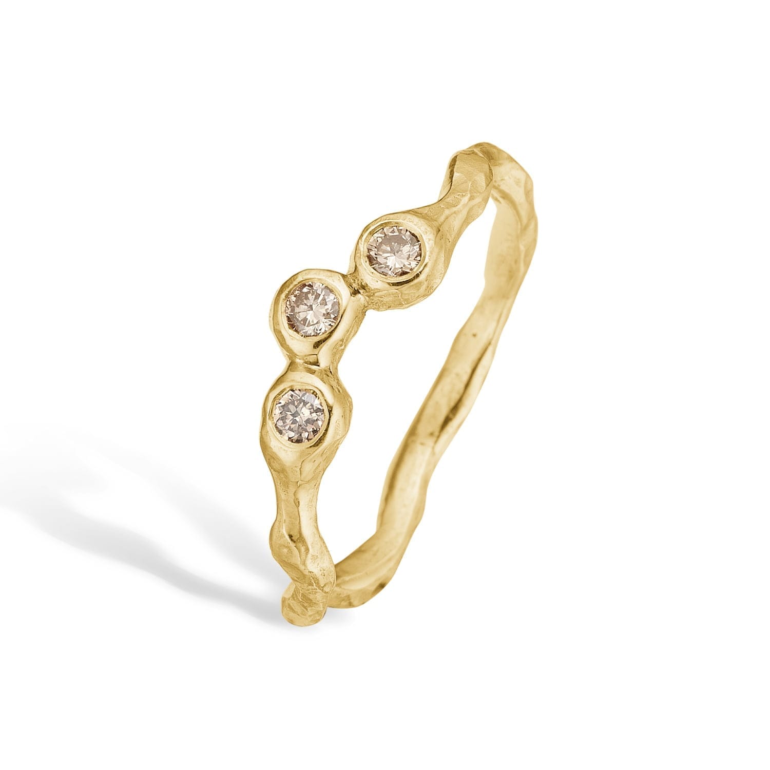 Zenith Triple Brillant Ring - Bybirdie.dk Fingerringe