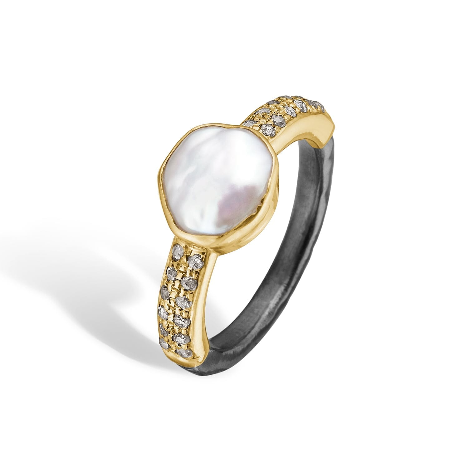 Ring Victoria Keshi Pav - Bybirdie.dk Fingerringe