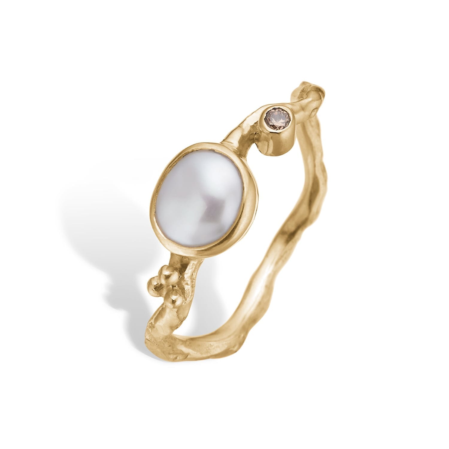 Zenith Keshi Ring - Bybirdie.dk Fingerringe