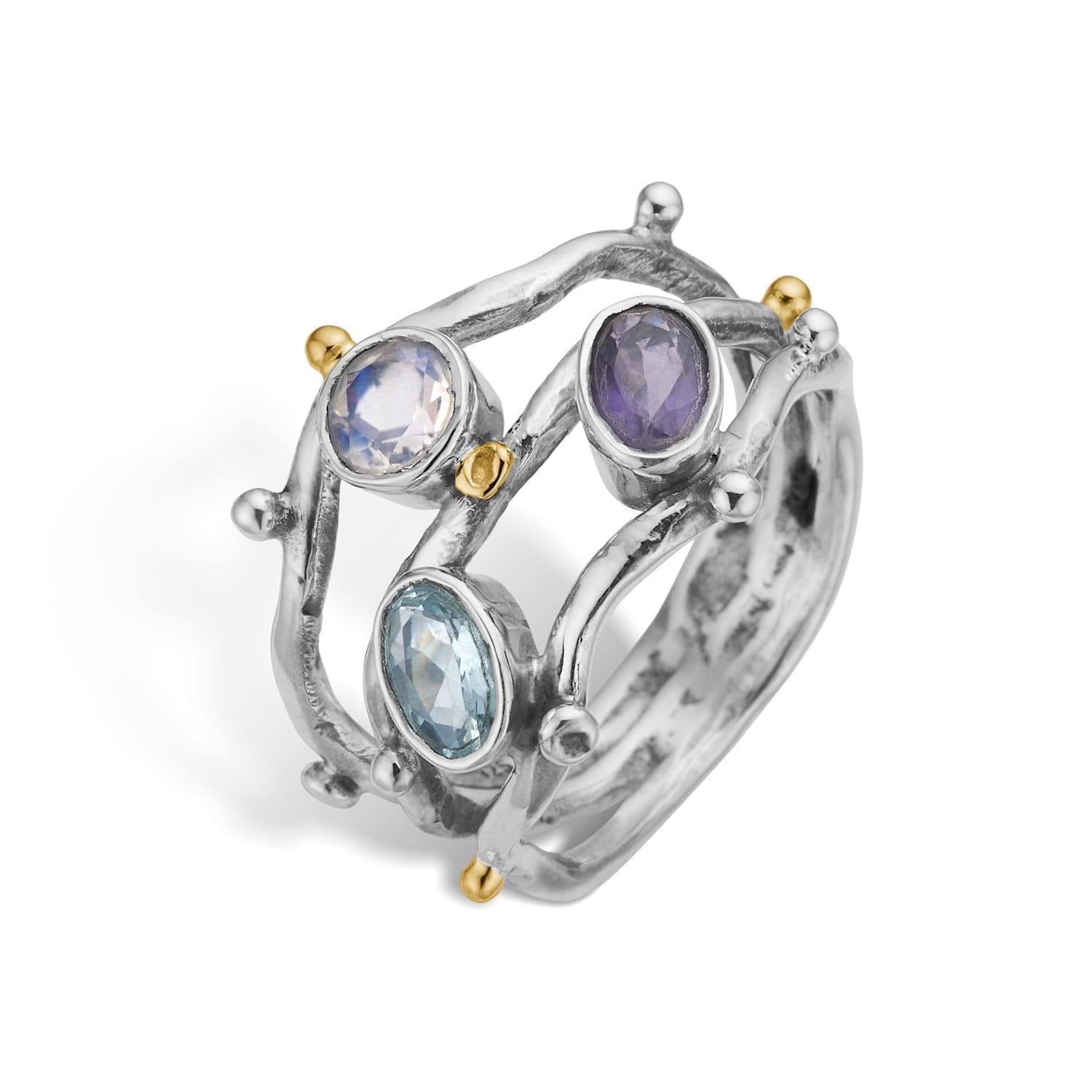 Grace Triple Ocean Ring - Bybirdie.dk Fingerringe