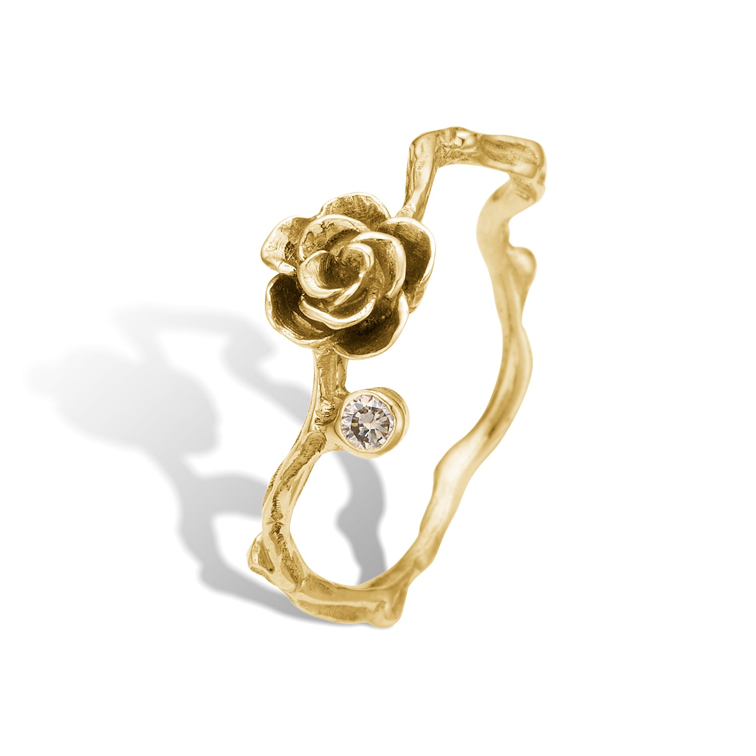 Zenith Aphrodite Rose Ring - Bybirdie.dk Fingerringe