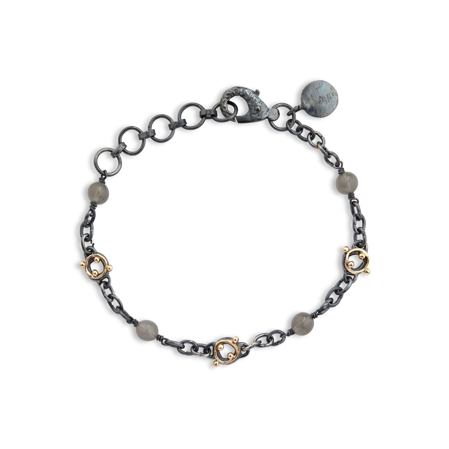 Zeus Stone Grey Moon Armbånd - Bybirdie.dk Armbånd