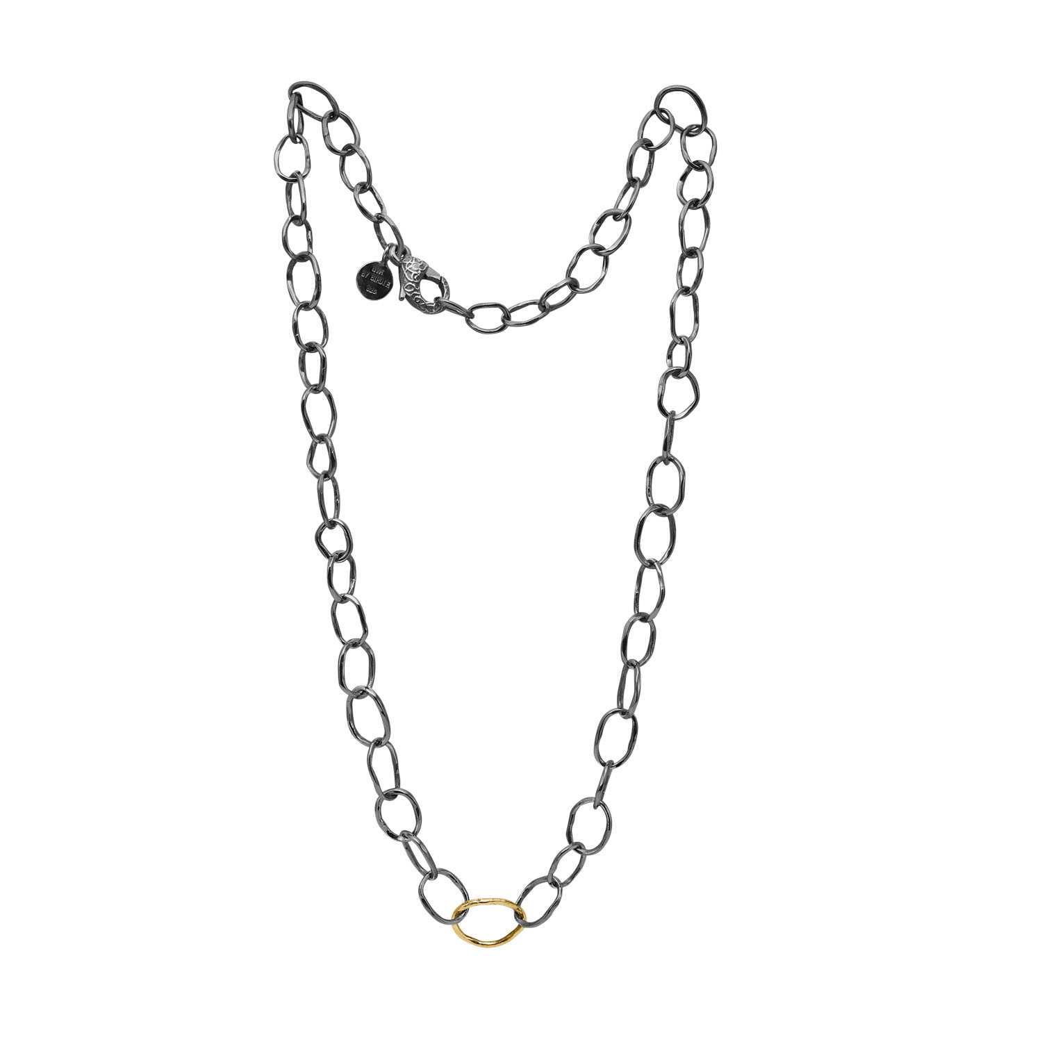 Apollo Slim Golden Link 50cm Halskæde - Bybirdie.dk Halskæder