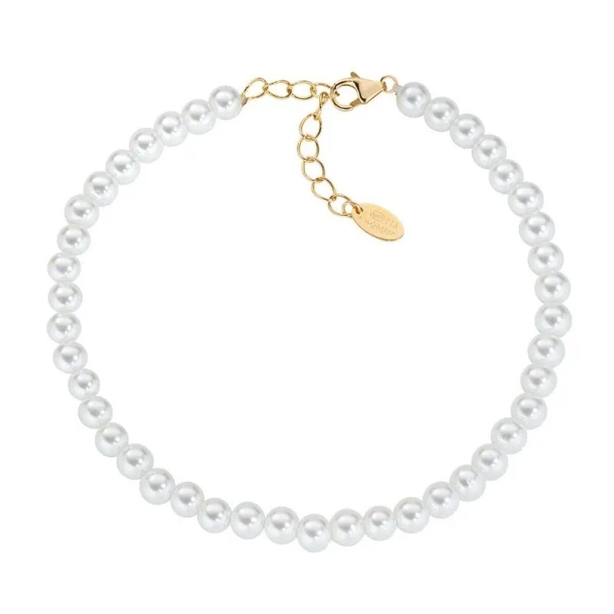 Amen Armbånd Til Kvinder Brpe40swgb16 Perlelook Guldfarvet Lukning - Halallujah Armbånd  - 8054719166979