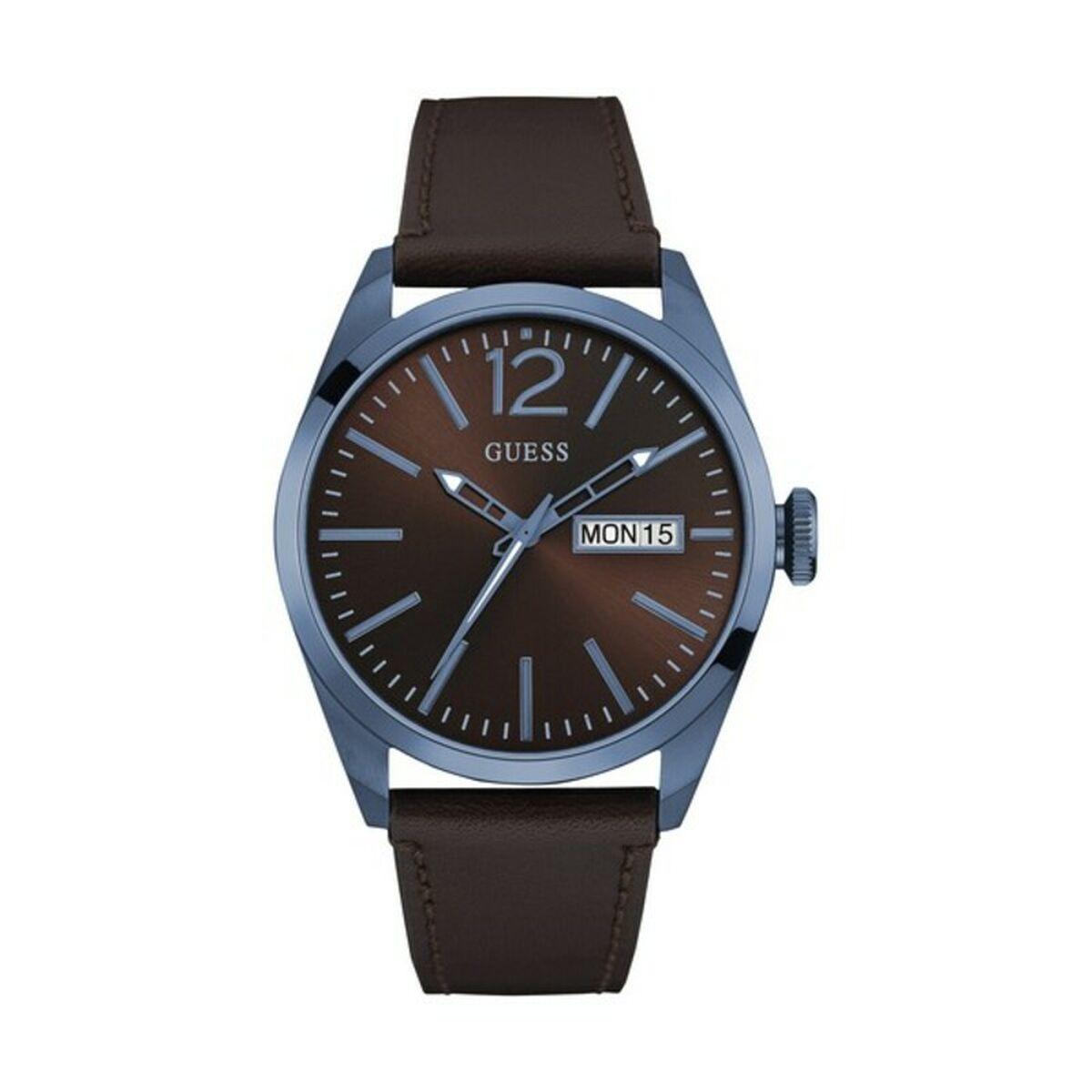 Guess Herreur W0658g8 Brun Rem - Guess Armbånd  - 0091661459184