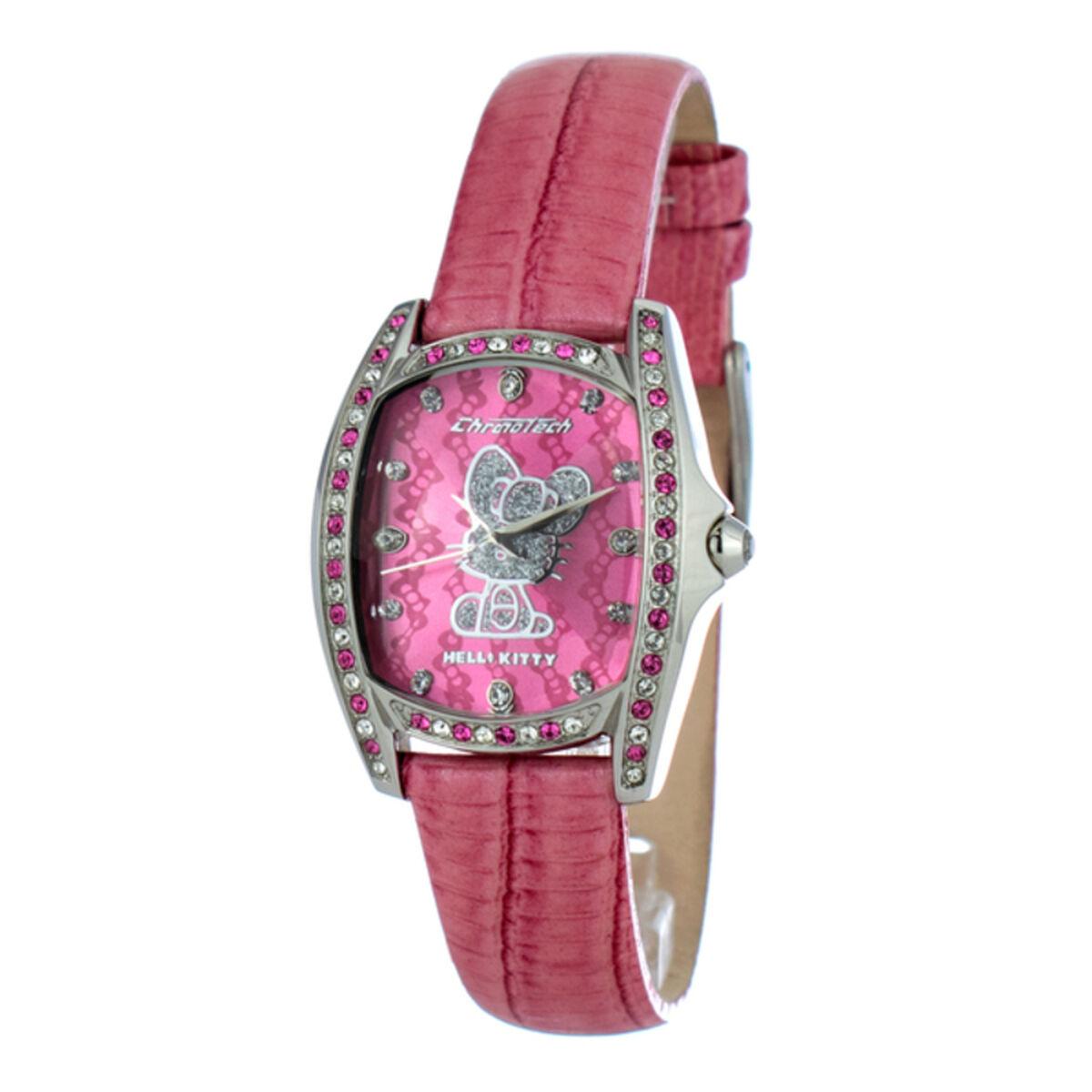 Pink Chronotech Dameur Ct7094ss - Chronotech Armbånd  - 8033544097412