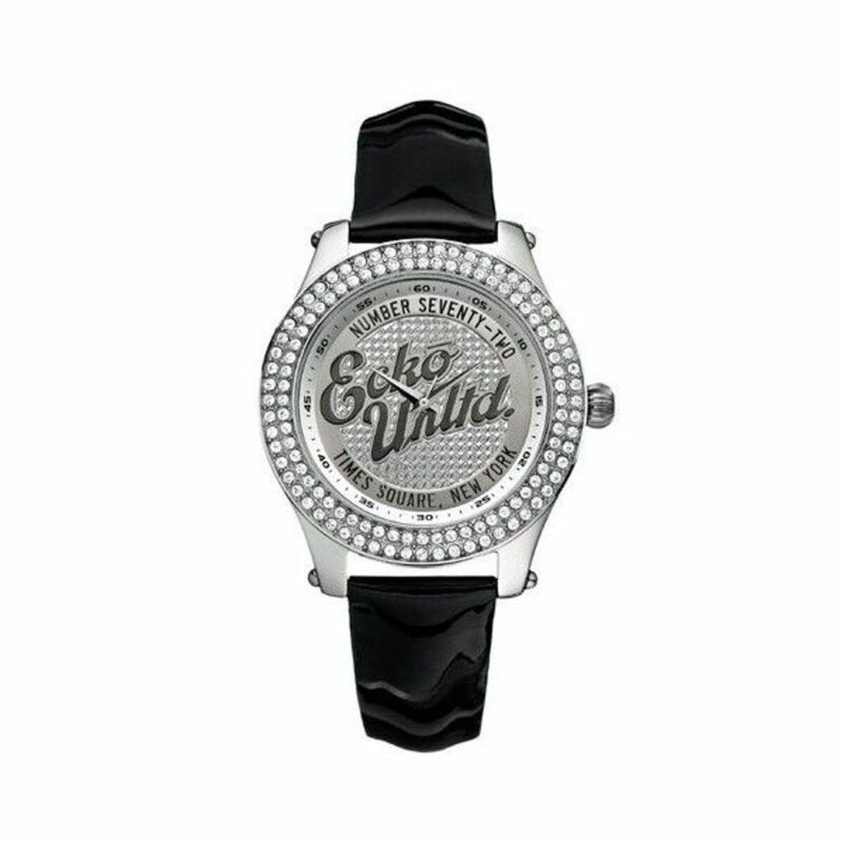 Sort Marc Ecko Unisex Armbåndsur E10038m1 Sølv - Ecko Unlimited Armbånd  - 0840190013592
