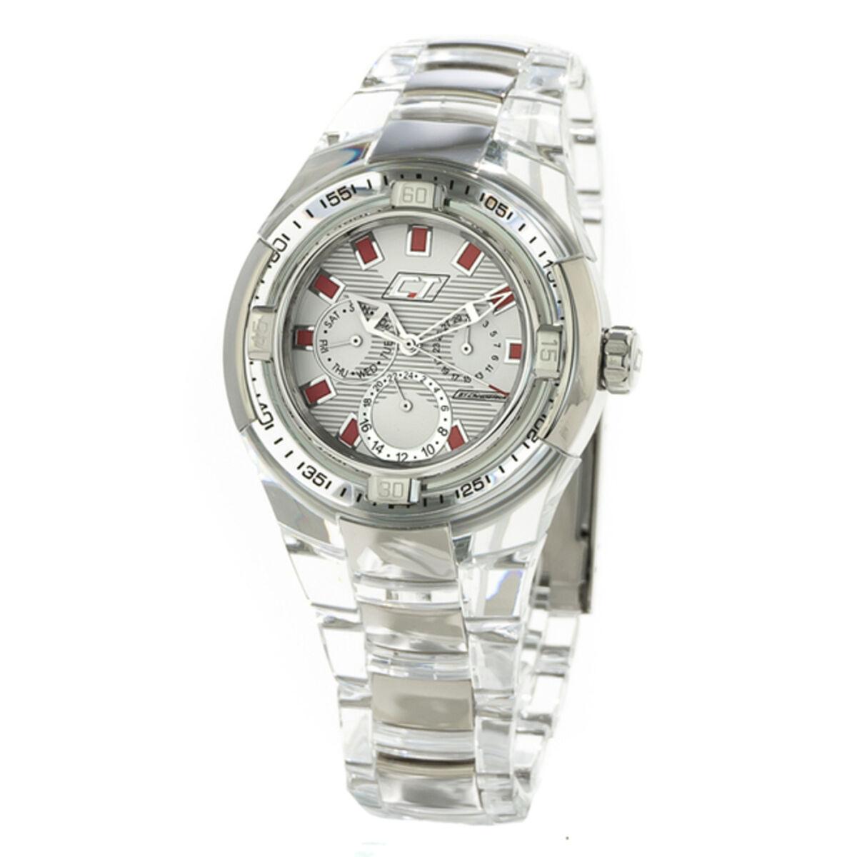 Hvid Chronotech Herreur Cc7046m 09m - Chronotech Armbånd  - 8033544013757
