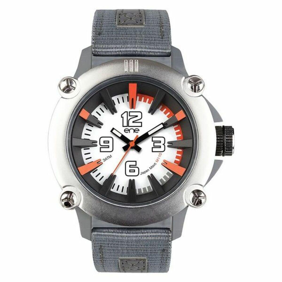 Ene Herreur 640018118 Grå Tekstilrem - Ene Armbånd  - 8432994172401