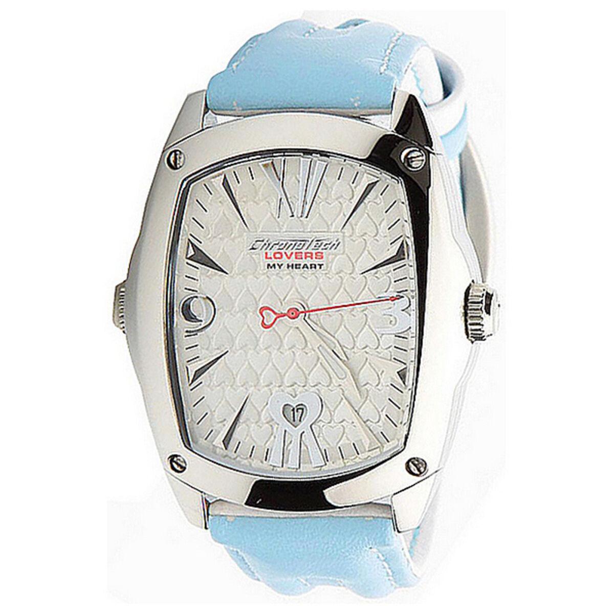 Chronotech Dameur Ct7696l Blå Rem - Chronotech Armbånd  - 8431777747126