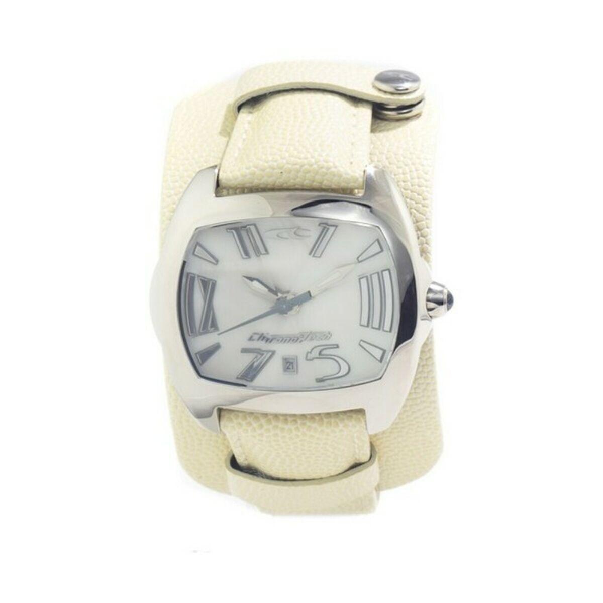 Chronotech Herreur Ct2188m Beige Læder - Chronotech Armbånd  - 8032732986194
