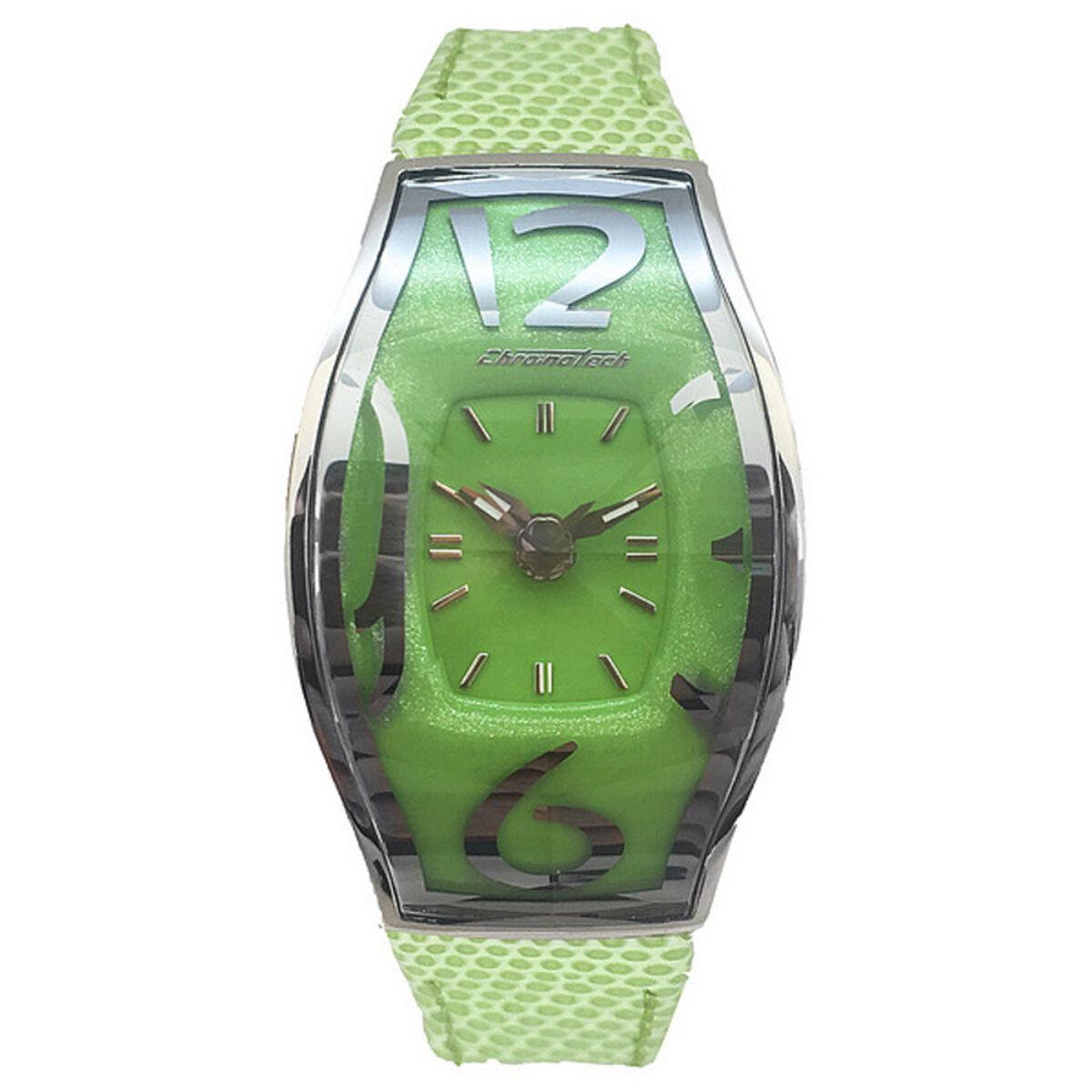 Grøn Chronotech Dameur Ct7932al - Chronotech Armbånd  - 8033544035438
