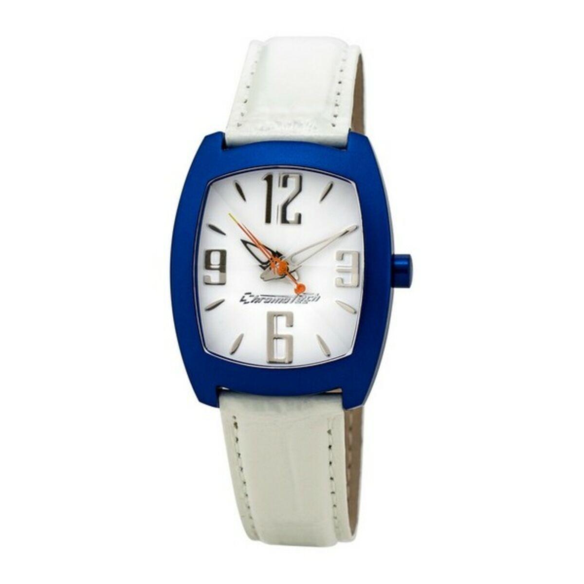Hvid Chronotech Dameur Ct2050l Blå - Chronotech Armbånd  - 8431777787733
