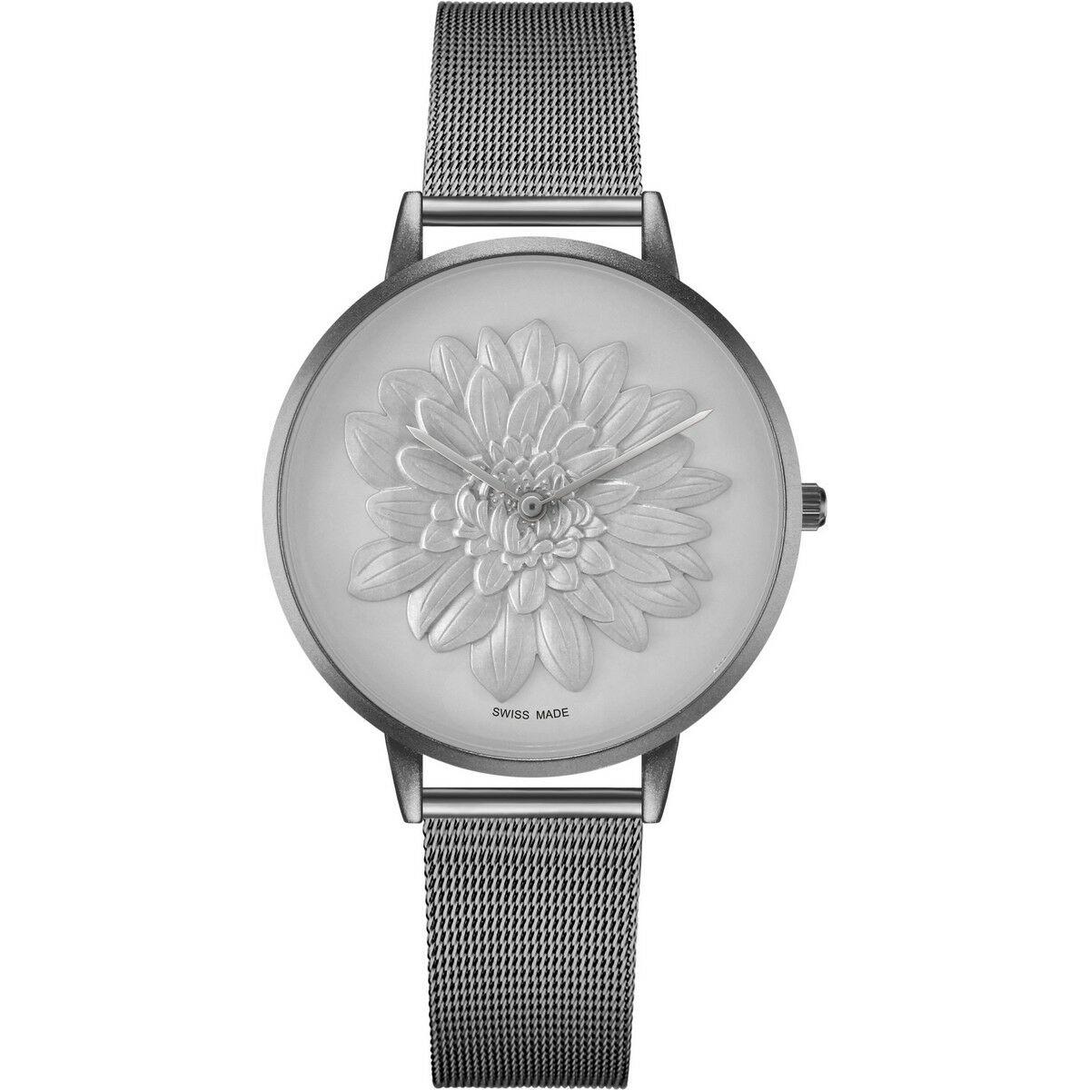 Dameur Bellevue D12 Armbåndsur Til Kvinder Grå - Bellevue Armbånd  - 7640166932208