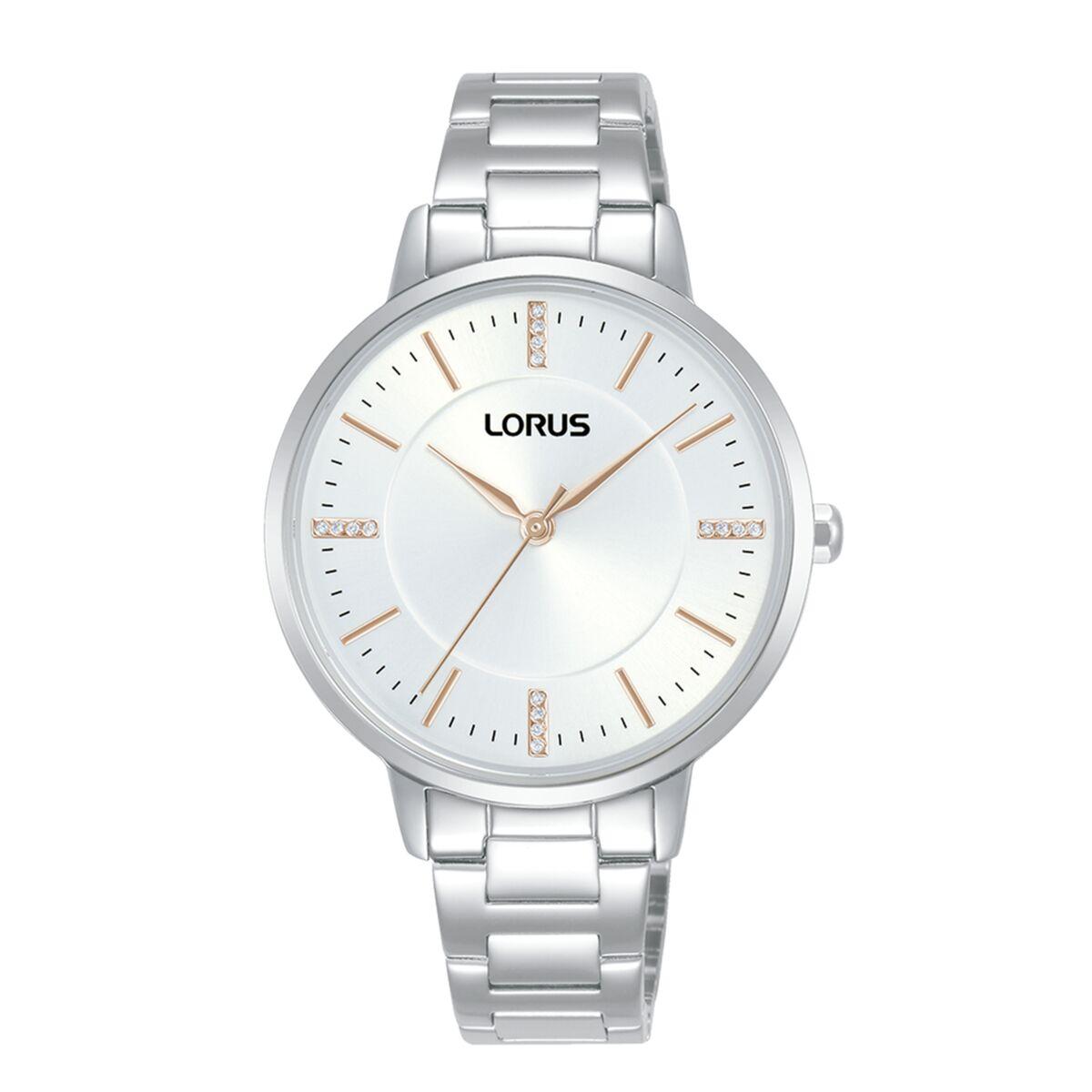 Lorus Dameur Rg249wx9 Elegant Armbåndsur Sølvlook - Lorus Armbånd  - 4894138359019