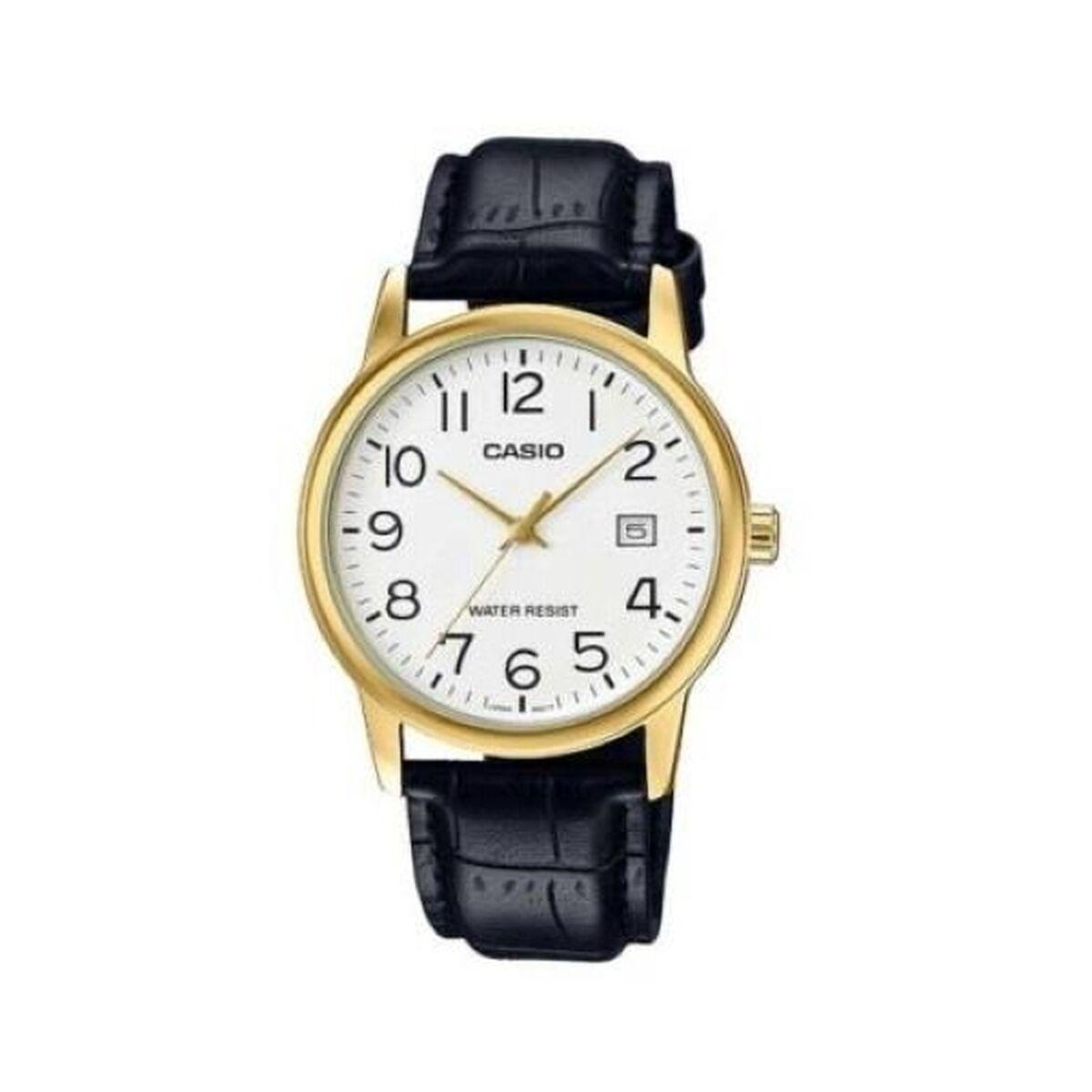 Sort Casio Collection Herreur Læder - Casio Armbånd  - 4549526174773
