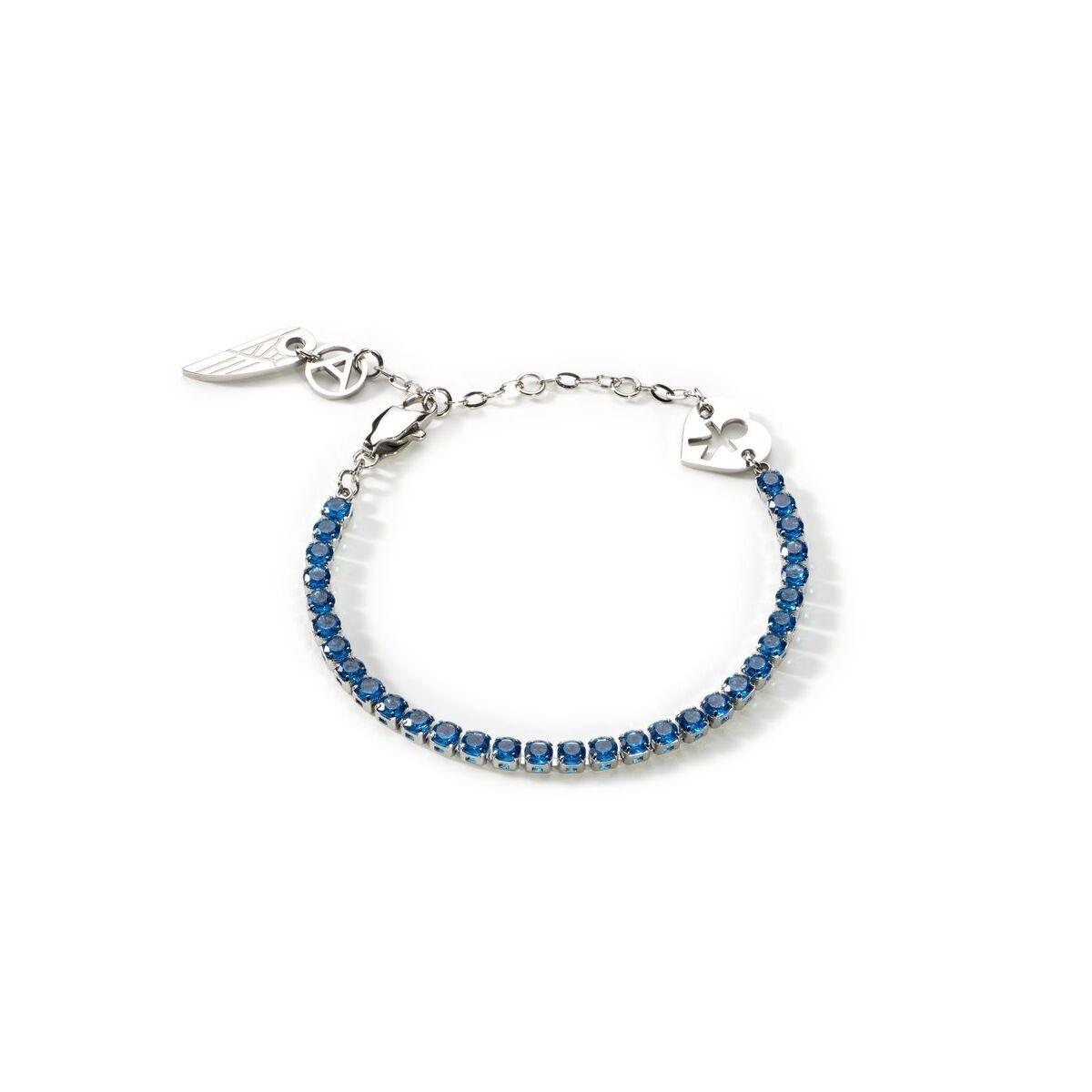 Jewels Bliymbl Armbånd Til Kvinder Metal Med Blå Sten - An Jewels Armbånd  - 5600468107218