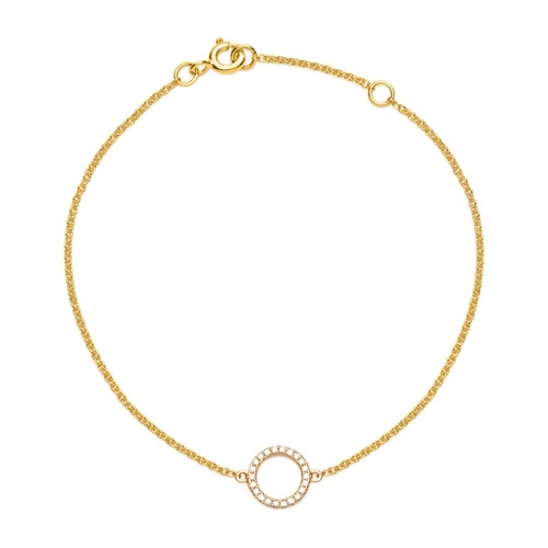 Armbånd Guld Med Diamanter - Armbånd  - BDB0003-18KG
