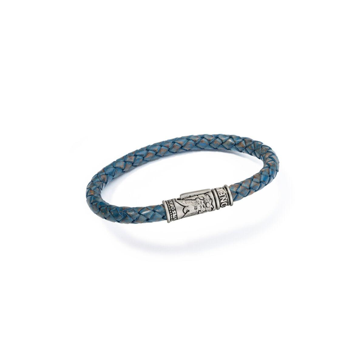Jewels Armbånd Til Mænd P253sabl Fletdesign Blå - An Jewels Armbånd  - 5600468105658