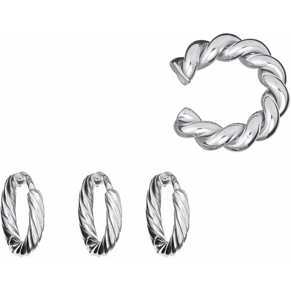 Jewels Ep049 øreringe Til Kvinder Sølvlook Med Snoet Design - An Jewels Øreringe  - 5600468108475