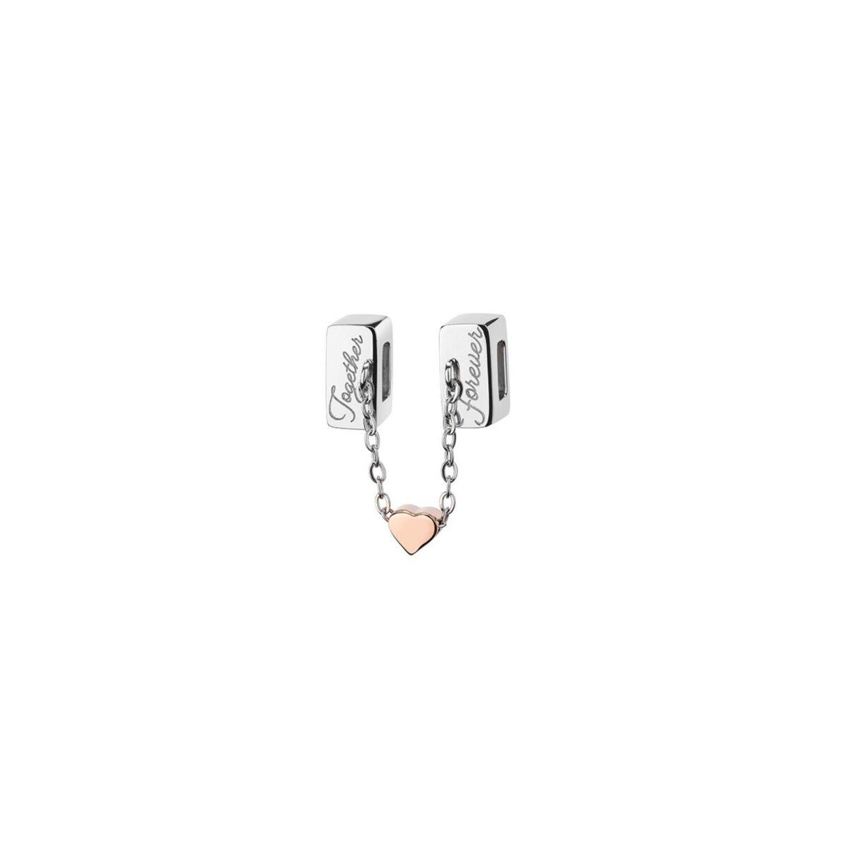 Jewels Dlitf01 Charm Sikkerhedskæde Med Hjerte Til Armbånd - An Jewels Armbånd  - 5600468107058