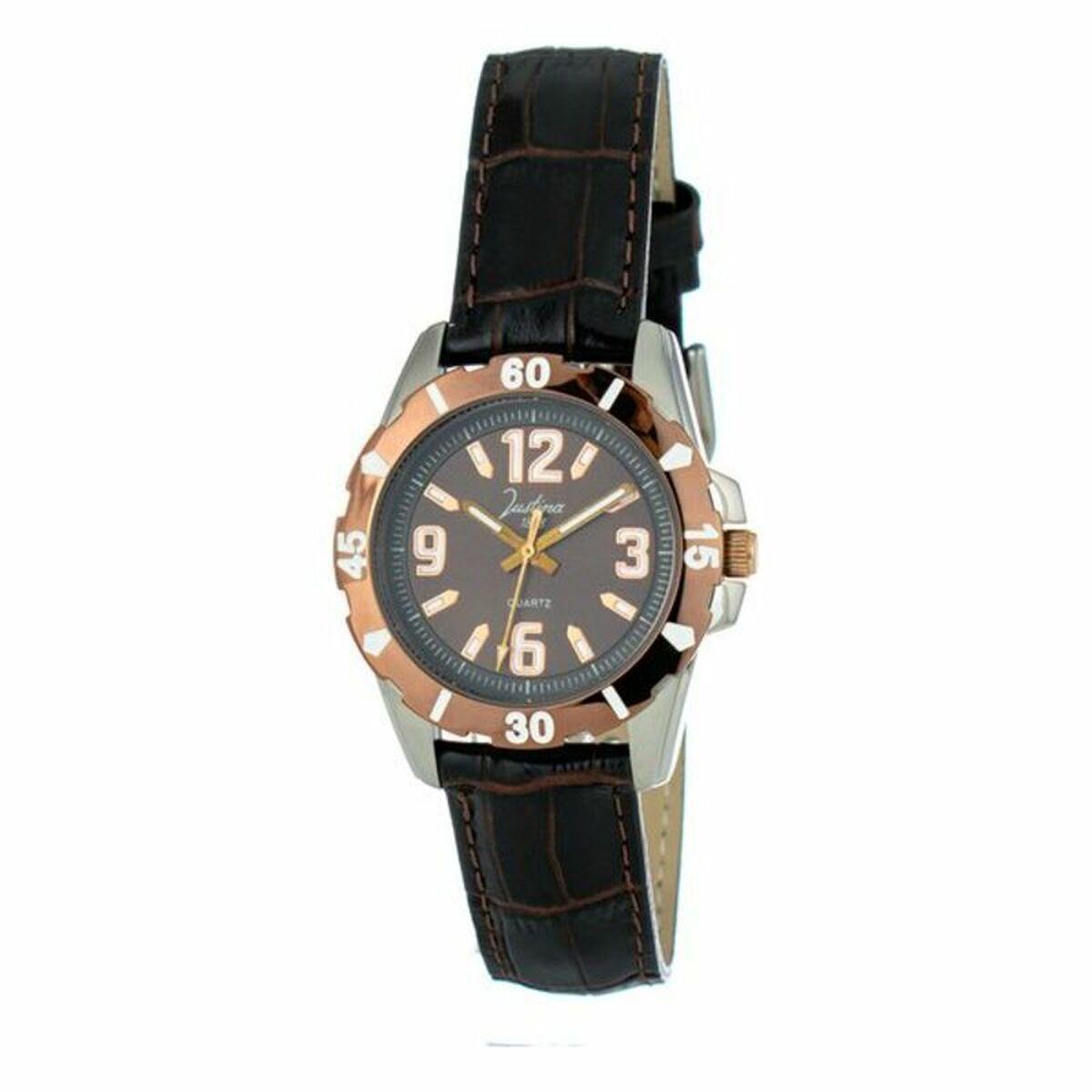 Justina Dameur 21985 Brun Læderrem - Justina Armbånd  - 8431777777888