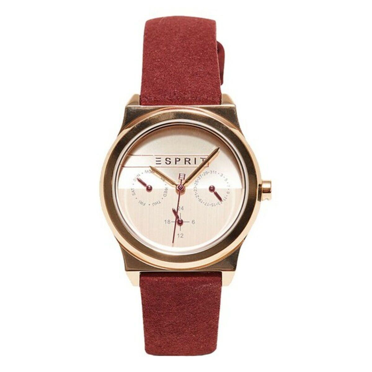 Esprit Dameur Es1l077l0035 Armbåndsur Læderrem - Esprit Armbånd  - 4894626028335