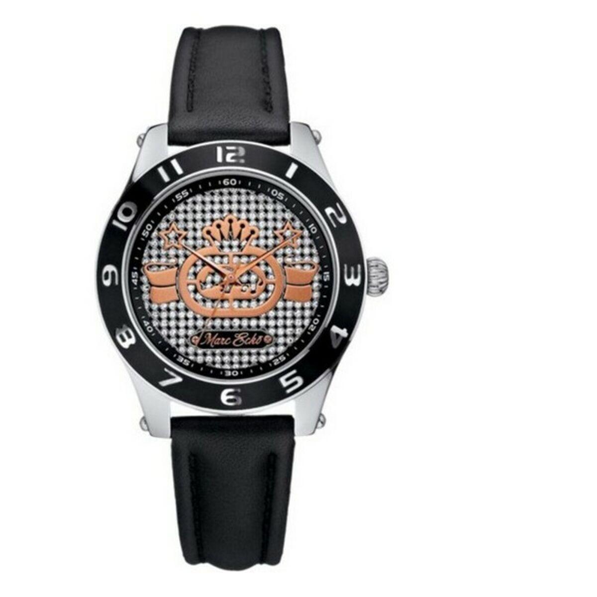 Unisex Armbåndsur Marc Ecko E09502m1 Læderrem - Ecko Unlimited Armbånd  - 0840190012014