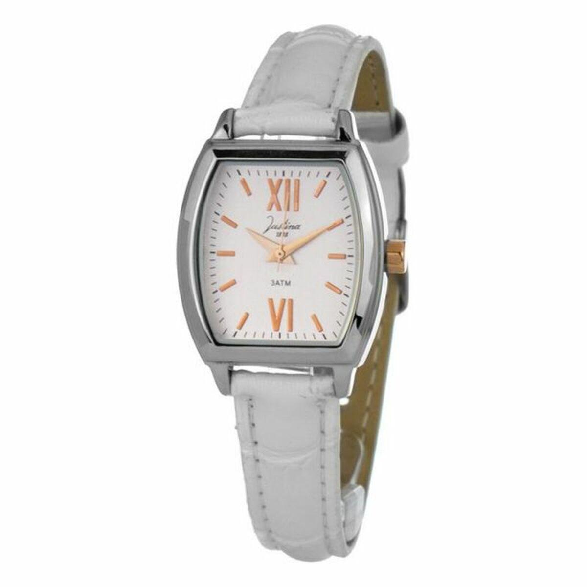 Pink Justina Dameur 21993r Læderrem - Justina Armbånd  - 8431777778007