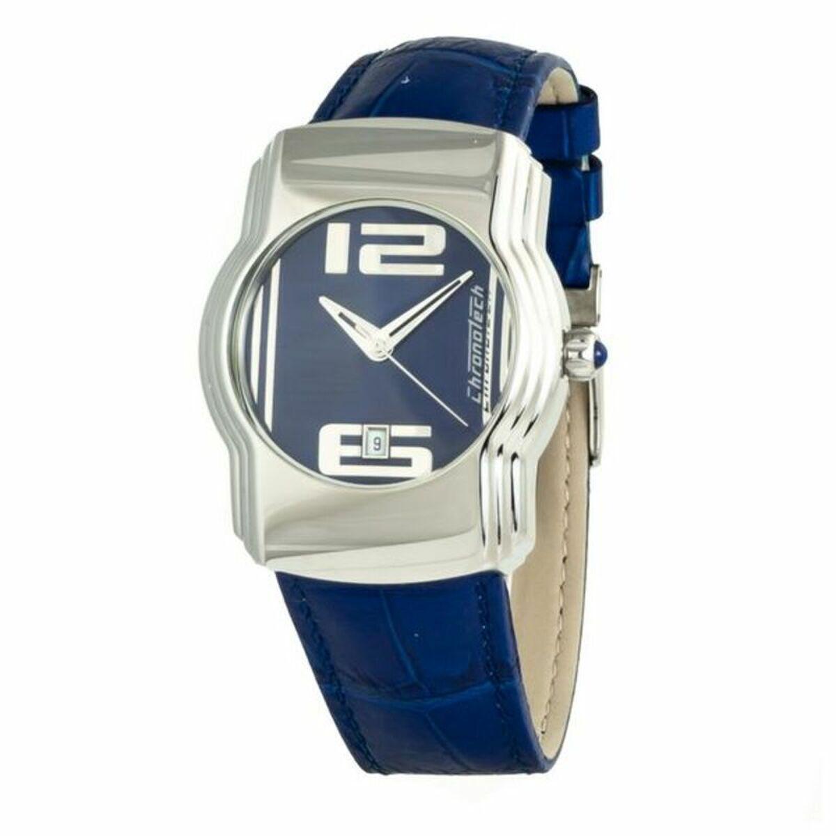 Blå Chronotech Ct7279m Unisex Armbåndsur - Chronotech Armbånd  - 8031301762931