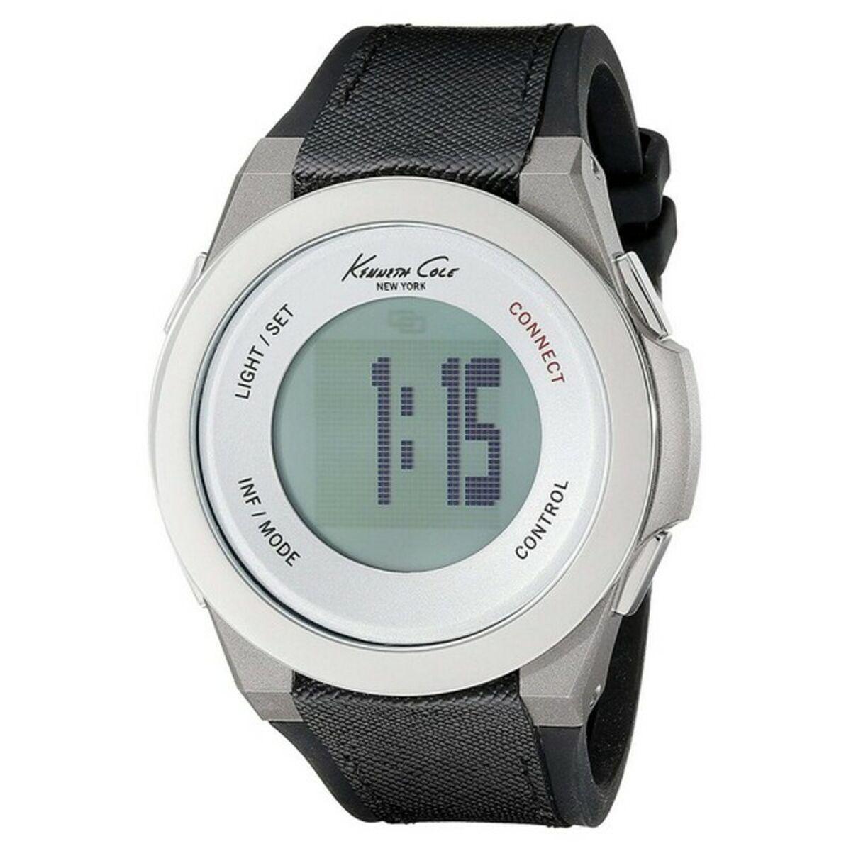 Sort Kenneth Cole Unisex Armbåndsur 10023867 Grå - Kenneth Cole Armbånd  - 0020571121546