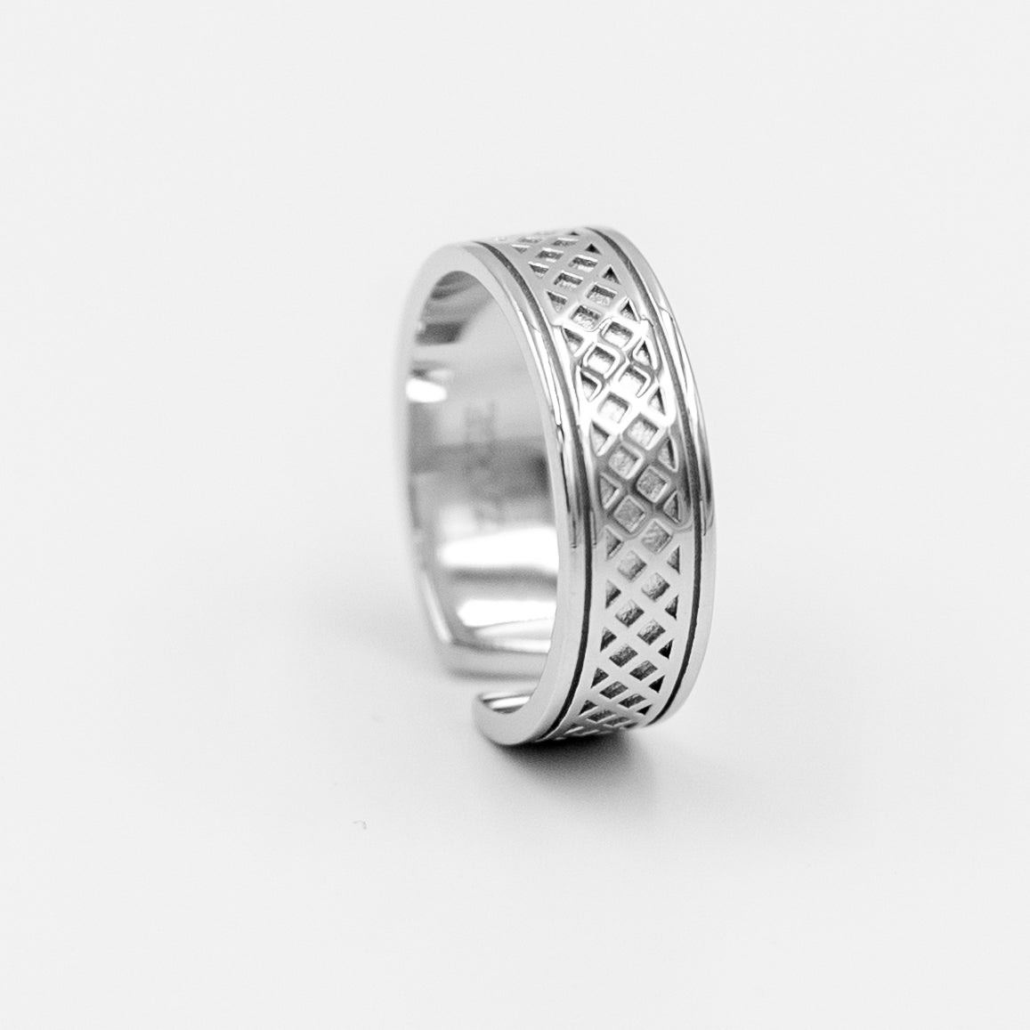 Sølv Grida Vævet Ring - Zarge Jewelry Fingerringe