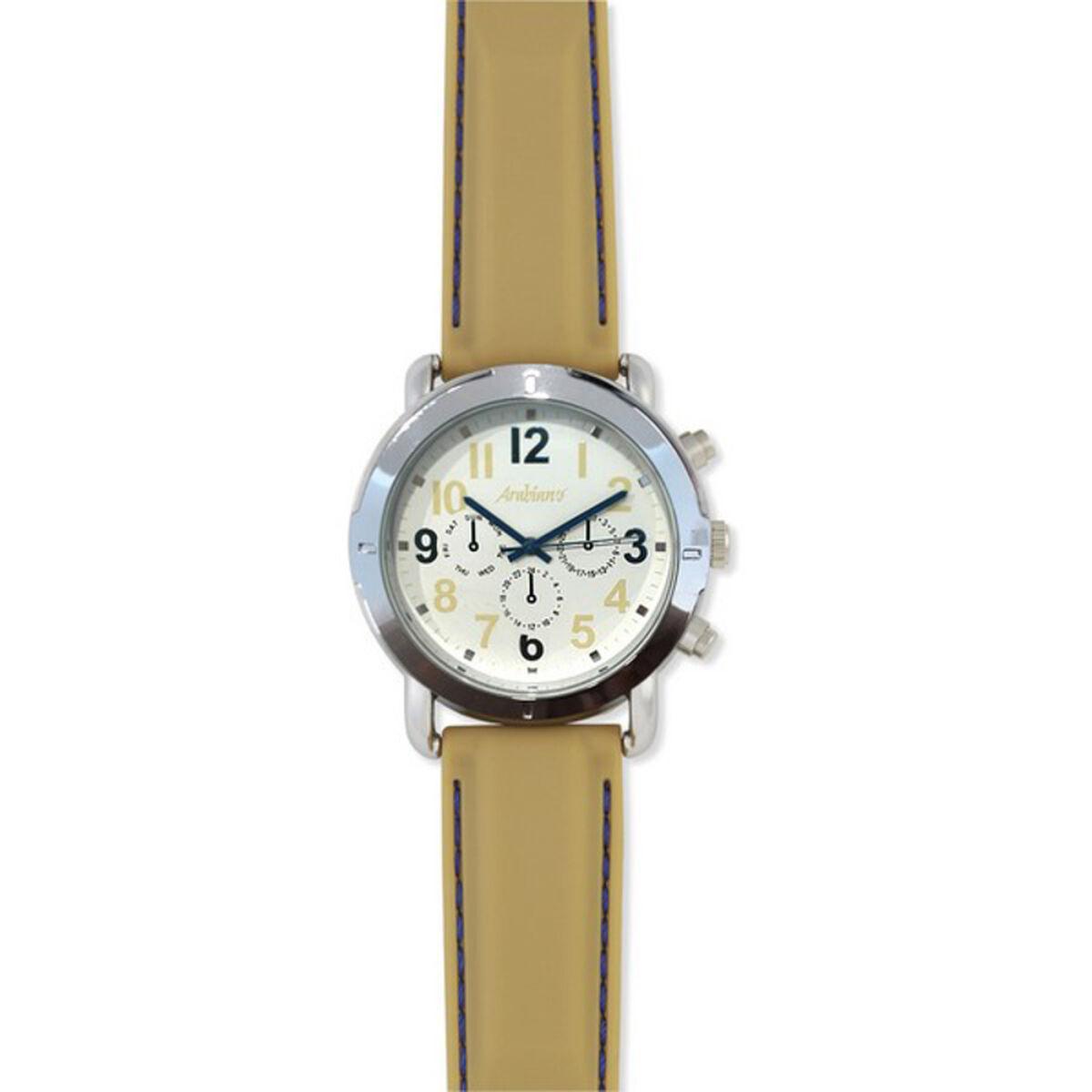 Arabians Herreur Hba2260b Beige Silikonerem - Arabians Armbånd  - 8431777737790