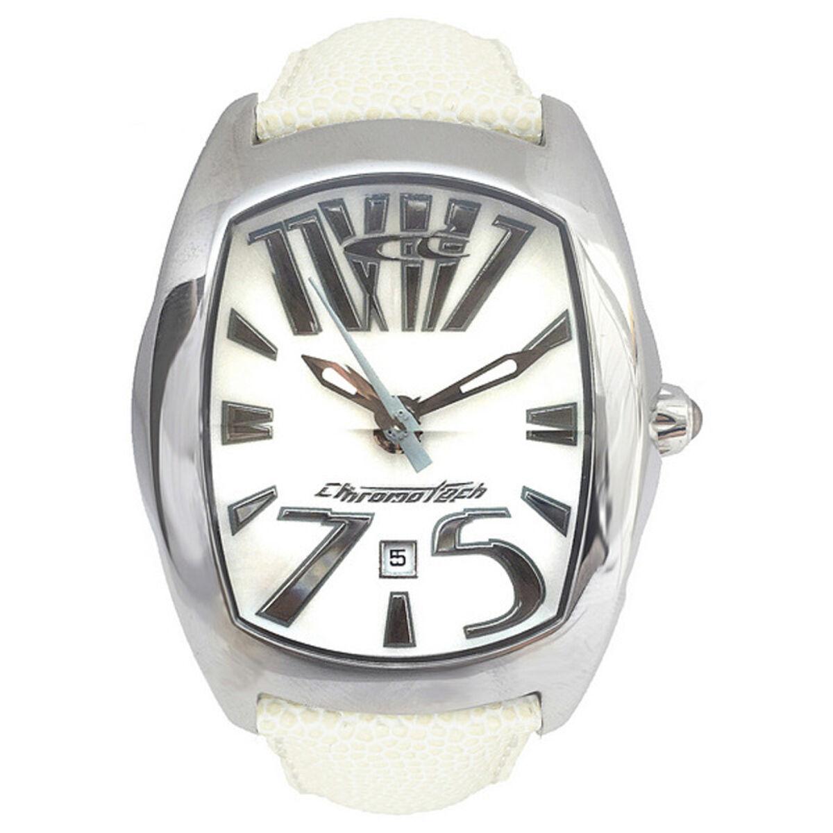 Hvid Chronotech Unisex Armbåndsur Ct2039m - Chronotech Armbånd  - 8032732986064
