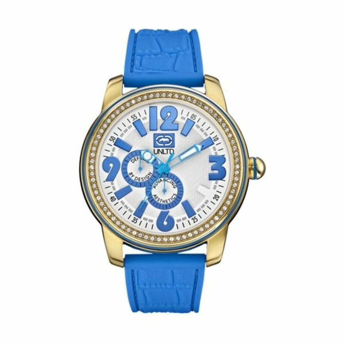 Unisex Armbåndsur Marc Ecko E13544g5 Blå - Ecko Unlimited Armbånd  - 0840190021252