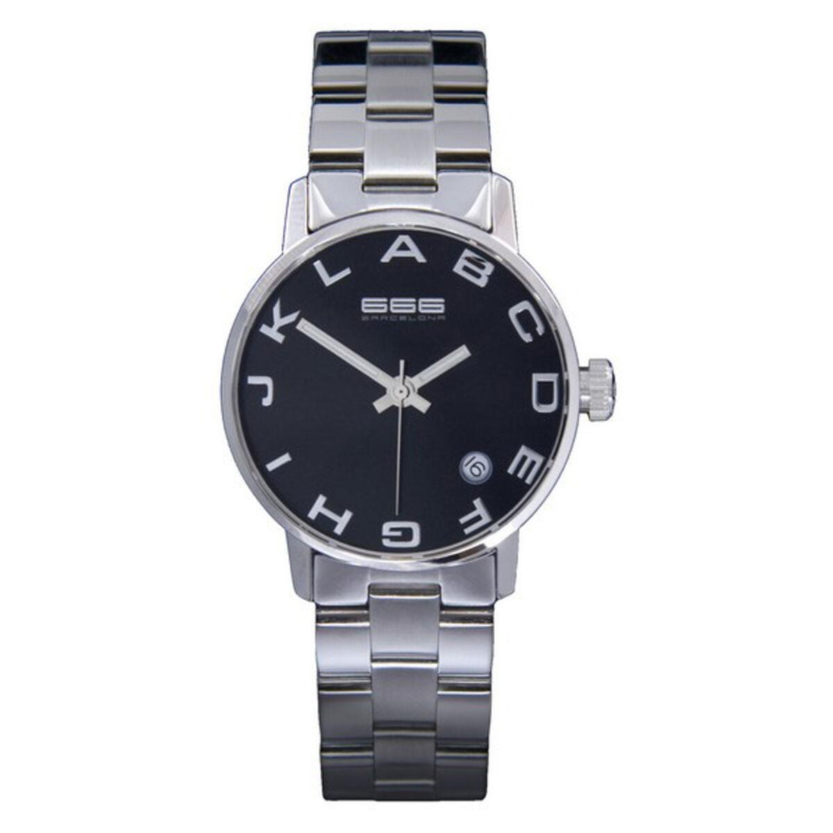 Sort 666 Barcelona Unisex Armbåndsur 666 276 Skive - Fc Barcelona Armbånd  - 8435334898351
