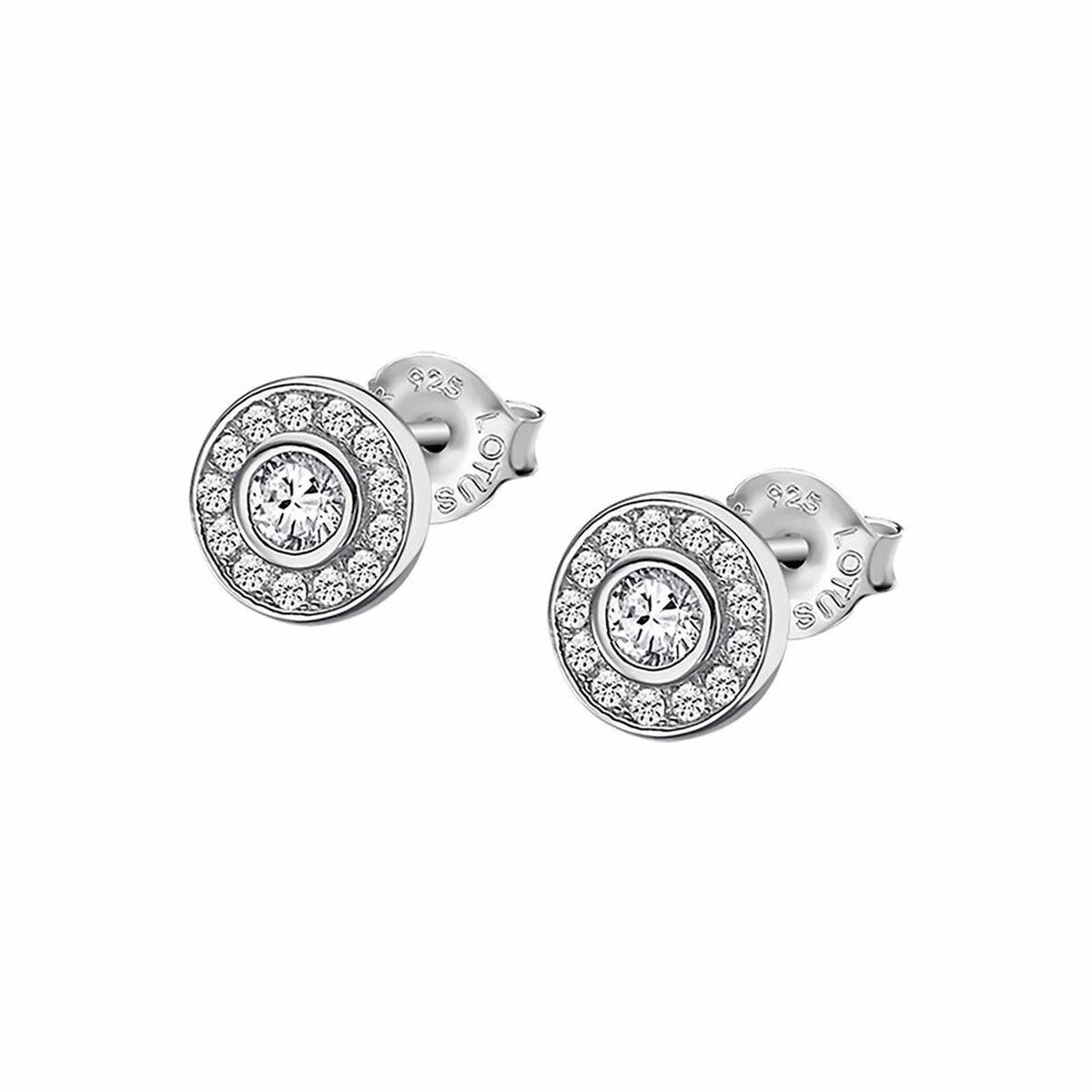 Lotus Lp3105 øreringe Til Kvinder Elegante Studs Med Klare Sten - Lotus Øreringe  - 8430622762369